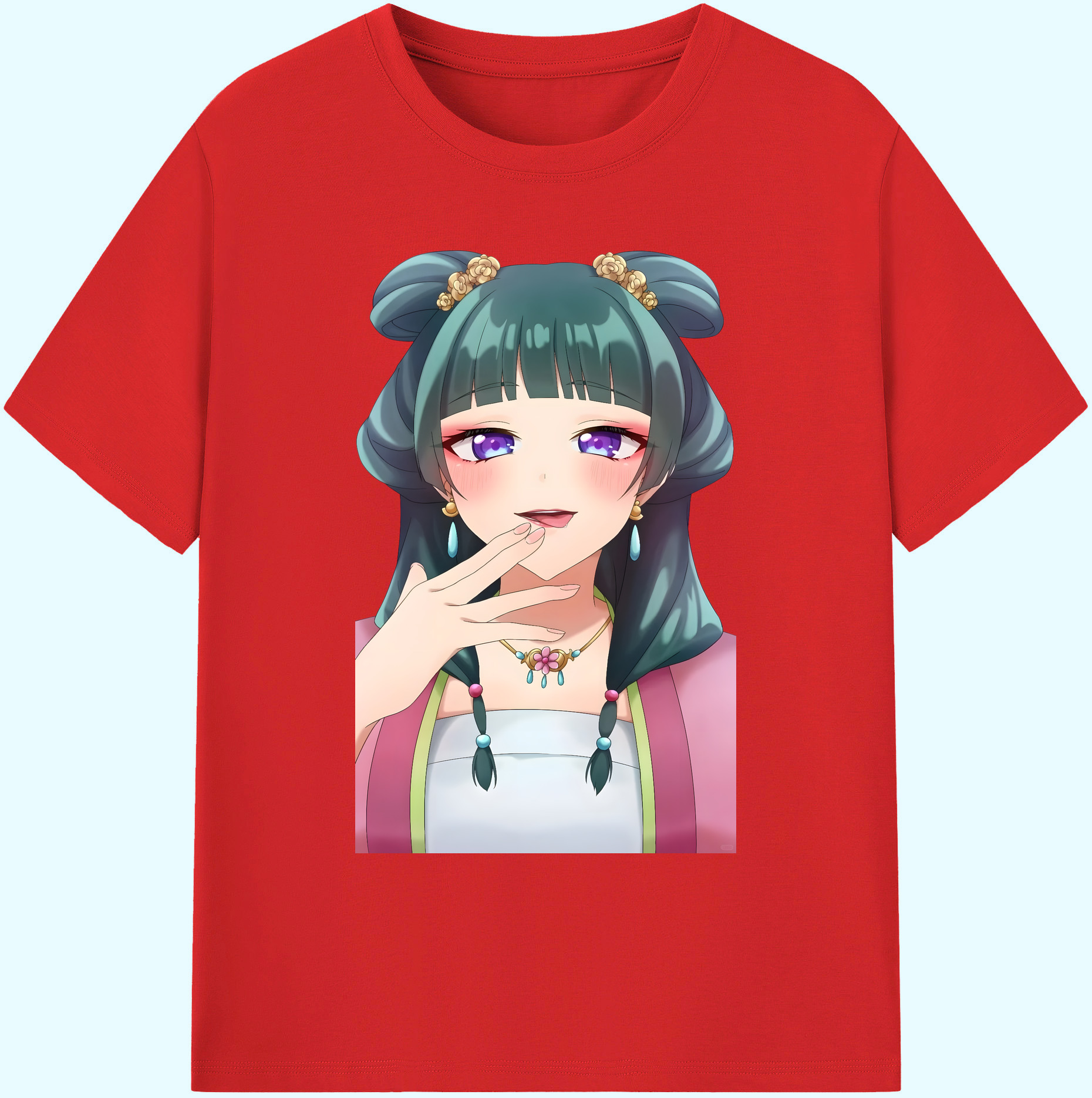 （画像用） 薬屋のひとりごと The Apothecary Diaries 綿100％ メンズ半袖Tシャツ｜肌触りやわらか＆通気性