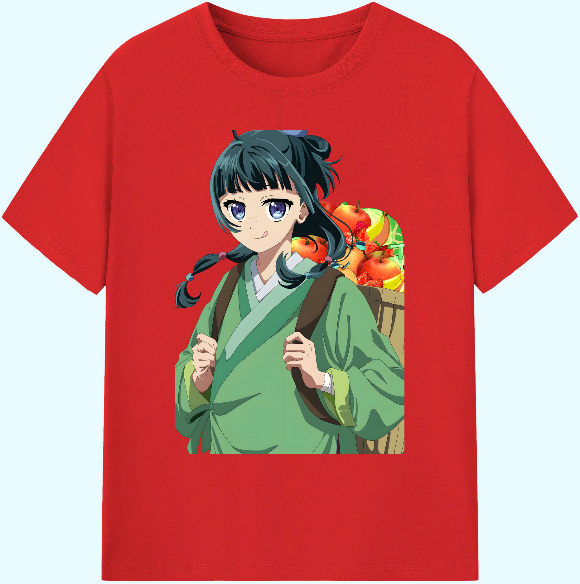 （画像用） 薬屋のひとりごと The Apothecary Diaries 綿100％ メンズ半袖Tシャツ｜肌触りやわらか＆通気性
