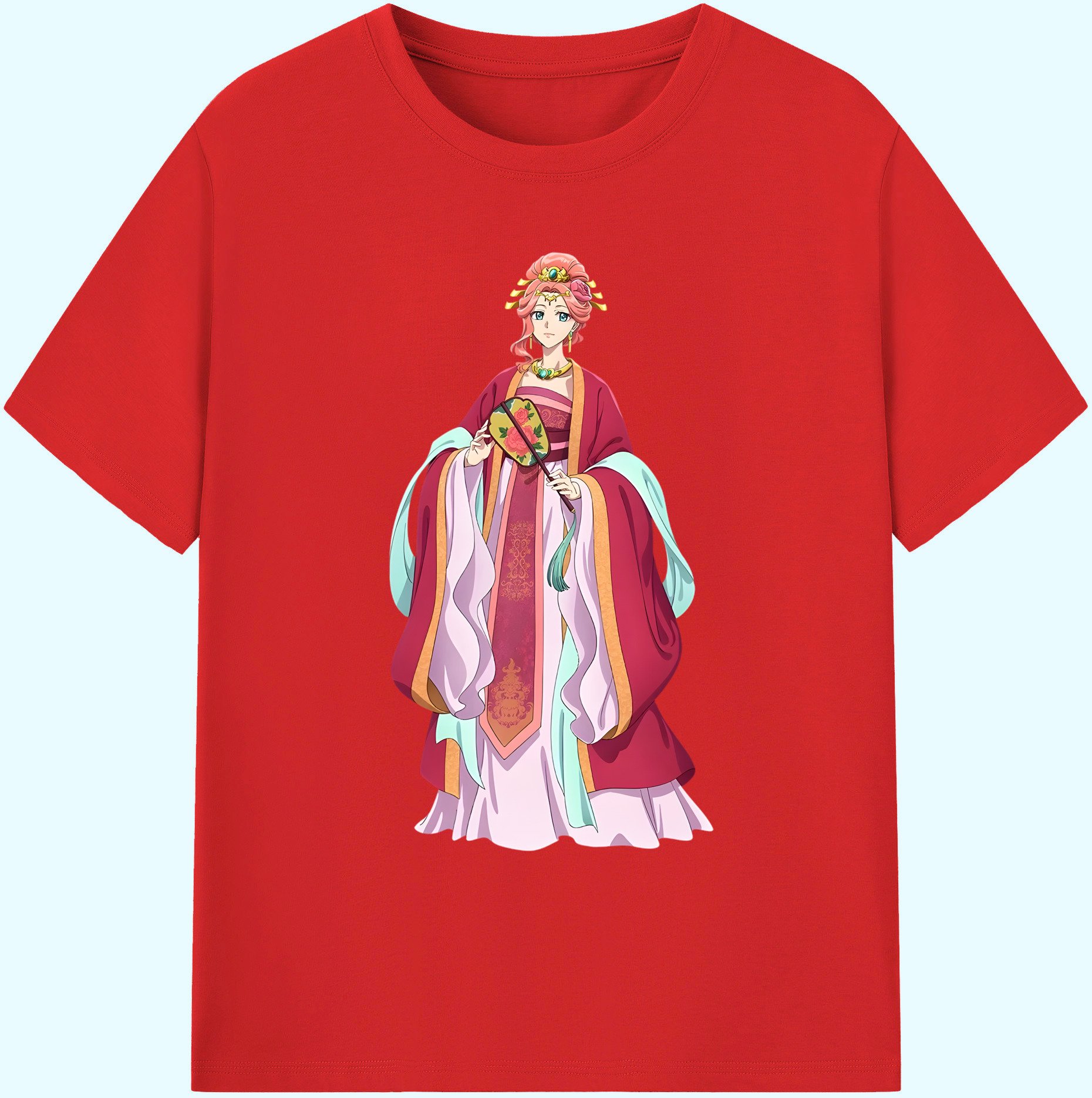 （画像用） 薬屋のひとりごと The Apothecary Diaries 綿100％ メンズ半袖Tシャツ｜肌触りやわらか＆通気性