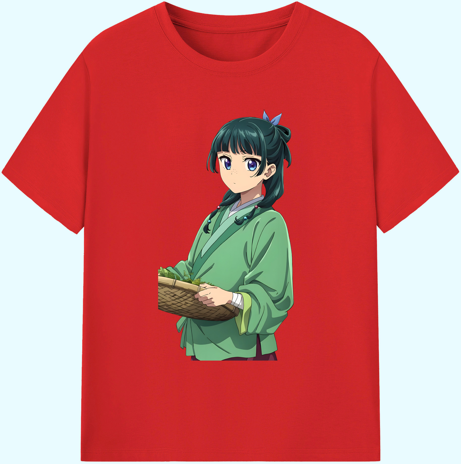 （画像用） 薬屋のひとりごと The Apothecary Diaries 綿100％ メンズ半袖Tシャツ｜肌触りやわらか＆通気性