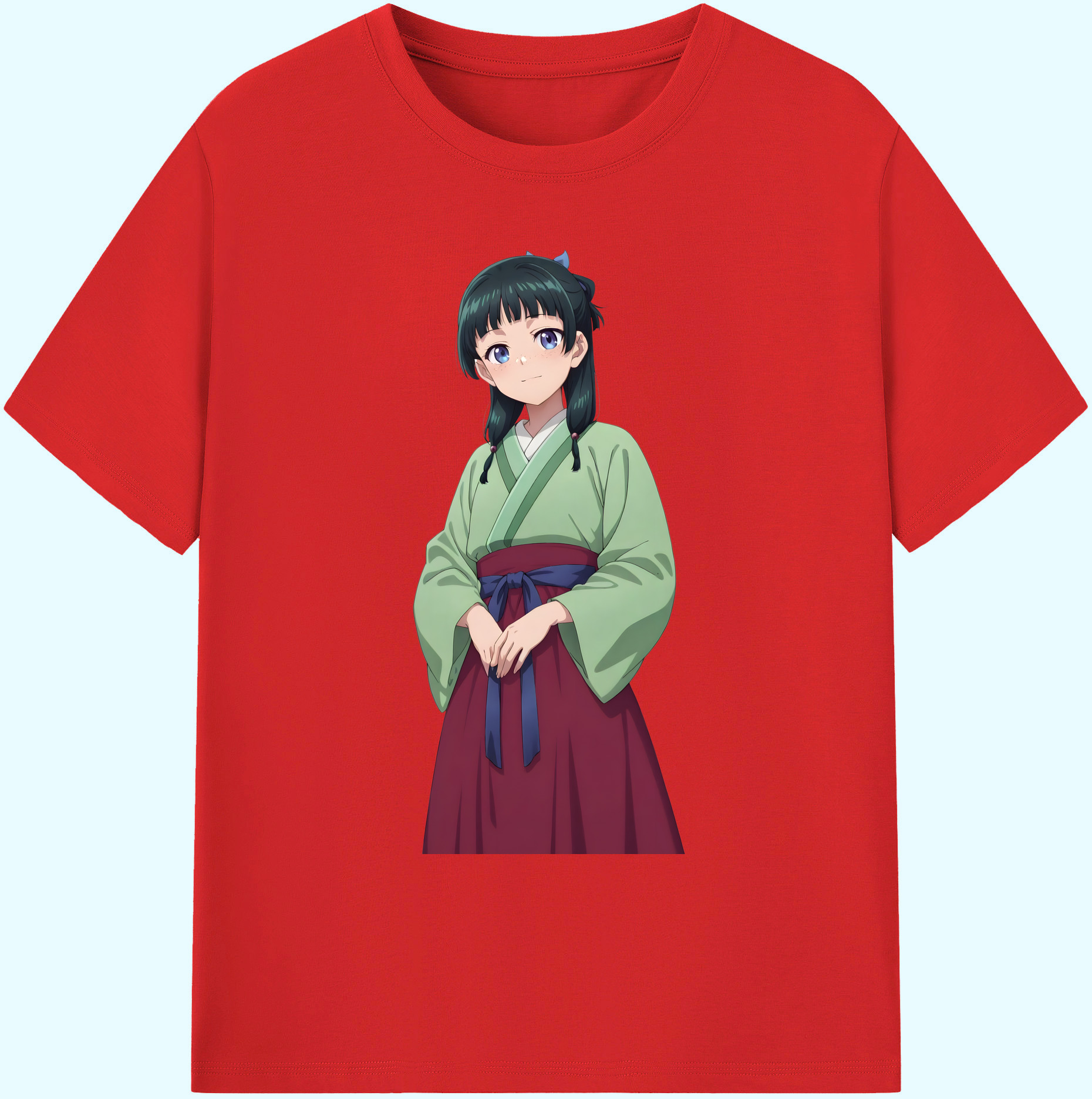 （画像用） 薬屋のひとりごと The Apothecary Diaries 綿100％ メンズ半袖Tシャツ｜肌触りやわらか＆通気性