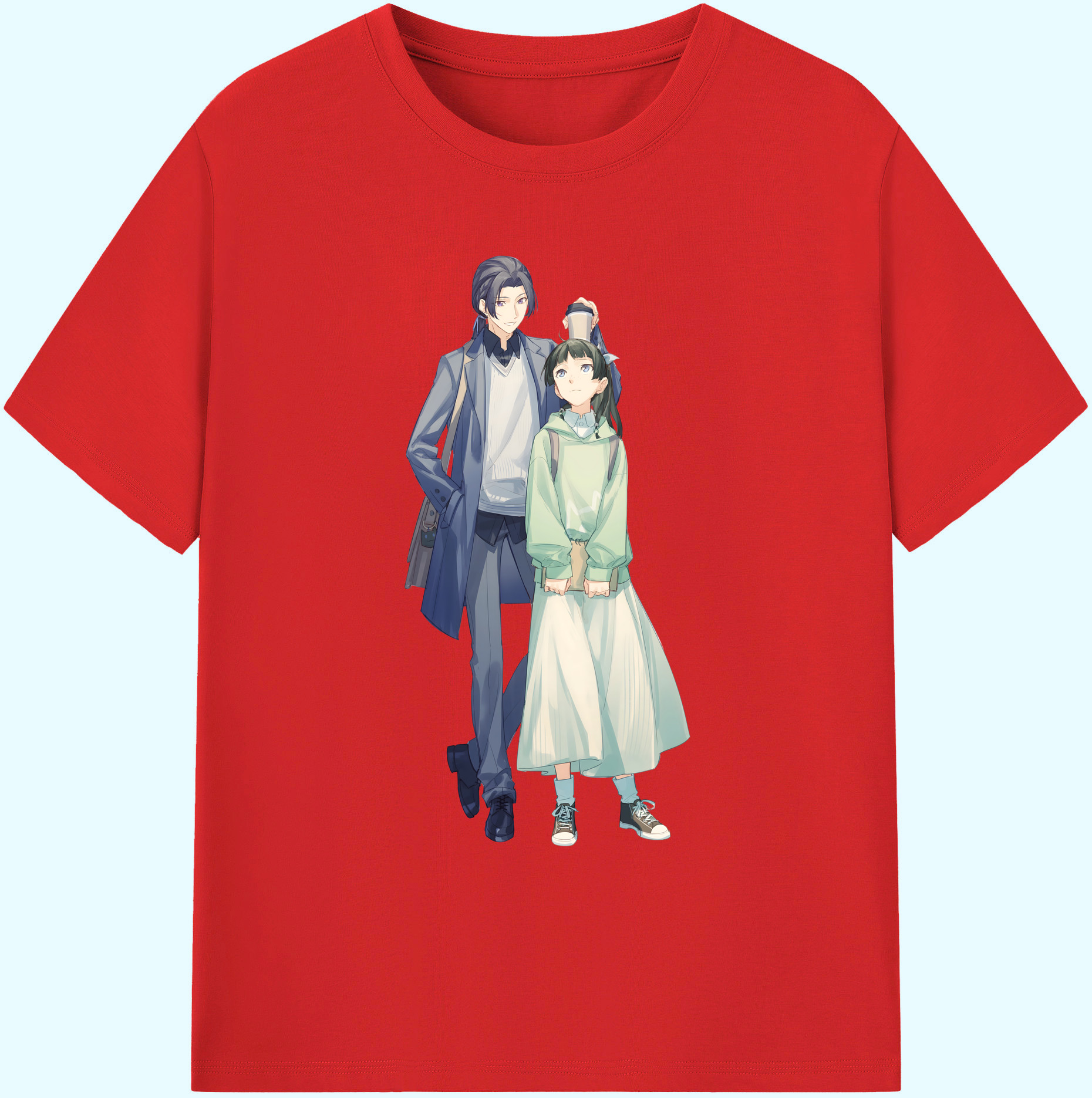 （画像用） 薬屋のひとりごと The Apothecary Diaries 綿100％ メンズ半袖Tシャツ｜肌触りやわらか＆通気性
