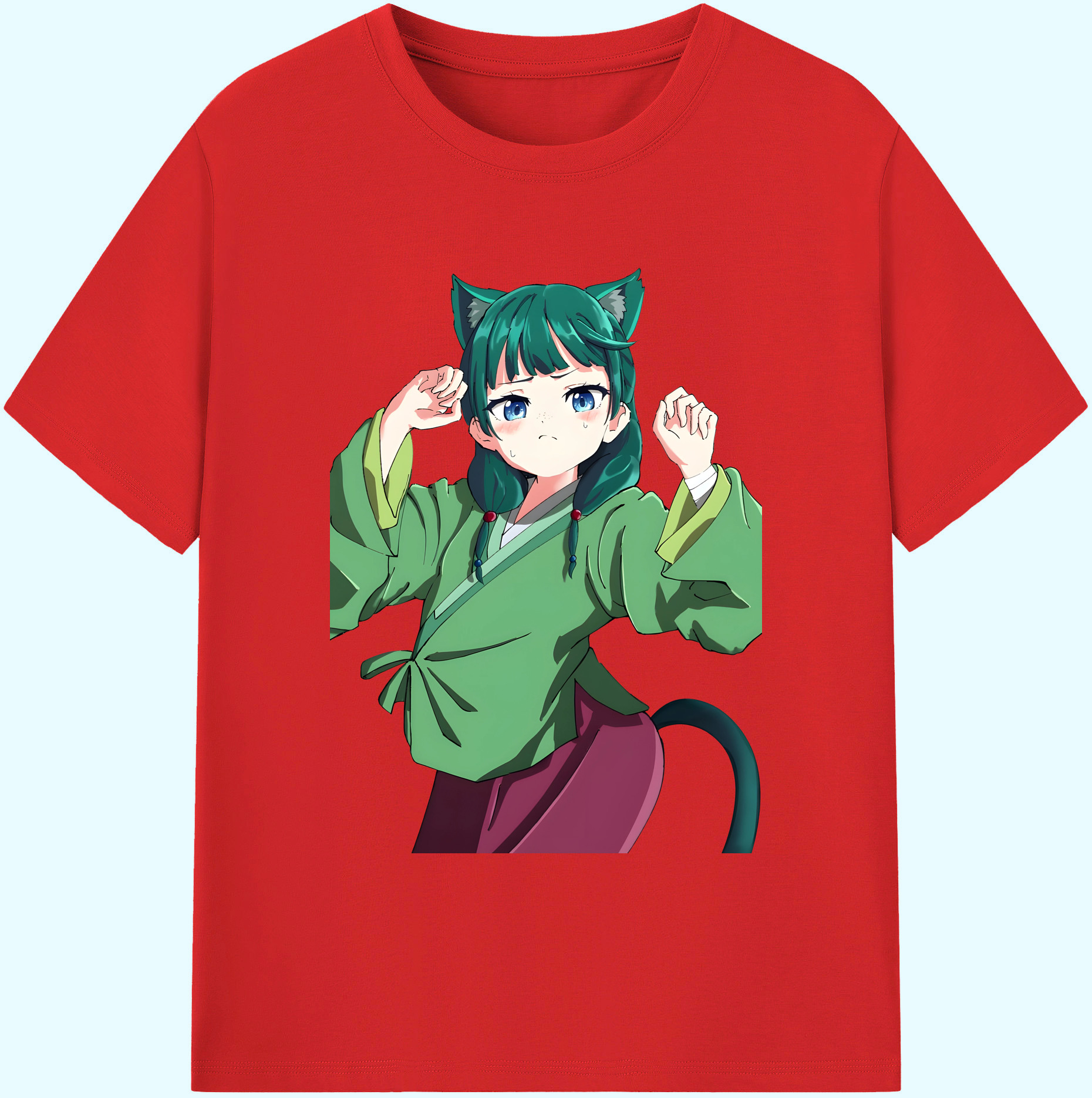 （画像用） 薬屋のひとりごと The Apothecary Diaries 綿100％ メンズ半袖Tシャツ｜肌触りやわらか＆通気性