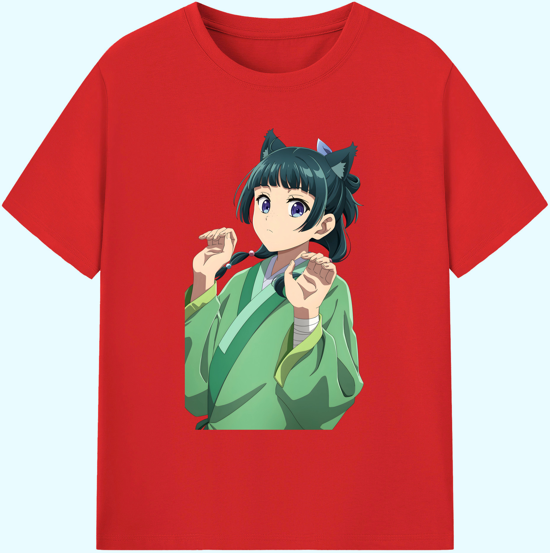 （画像用） 薬屋のひとりごと The Apothecary Diaries 綿100％ メンズ半袖Tシャツ｜肌触りやわらか＆通気性