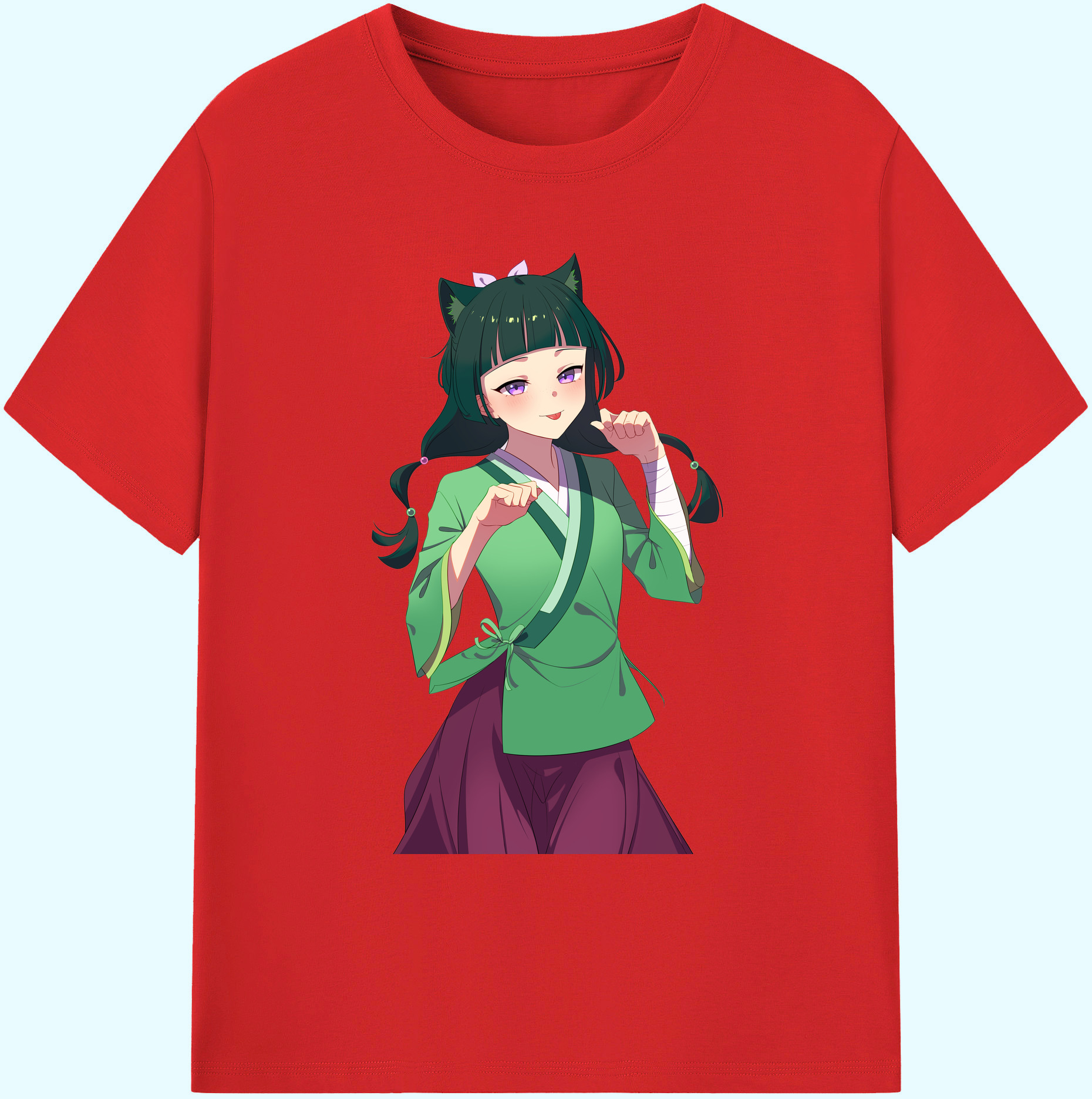 （画像用） 薬屋のひとりごと The Apothecary Diaries 綿100％ メンズ半袖Tシャツ｜肌触りやわらか＆通気性