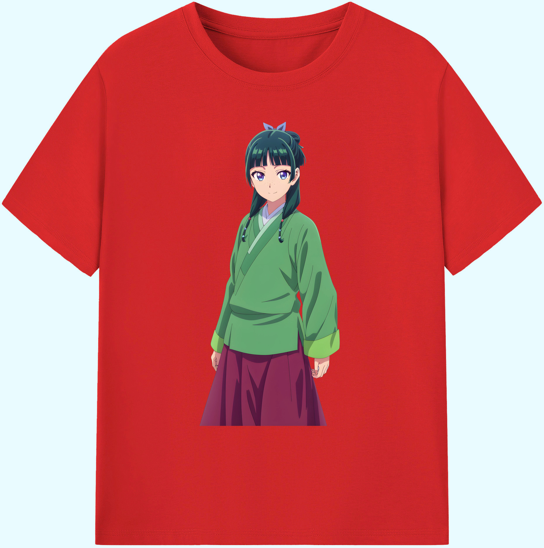 （画像用） 薬屋のひとりごと The Apothecary Diaries 綿100％ メンズ半袖Tシャツ｜肌触りやわらか＆通気性