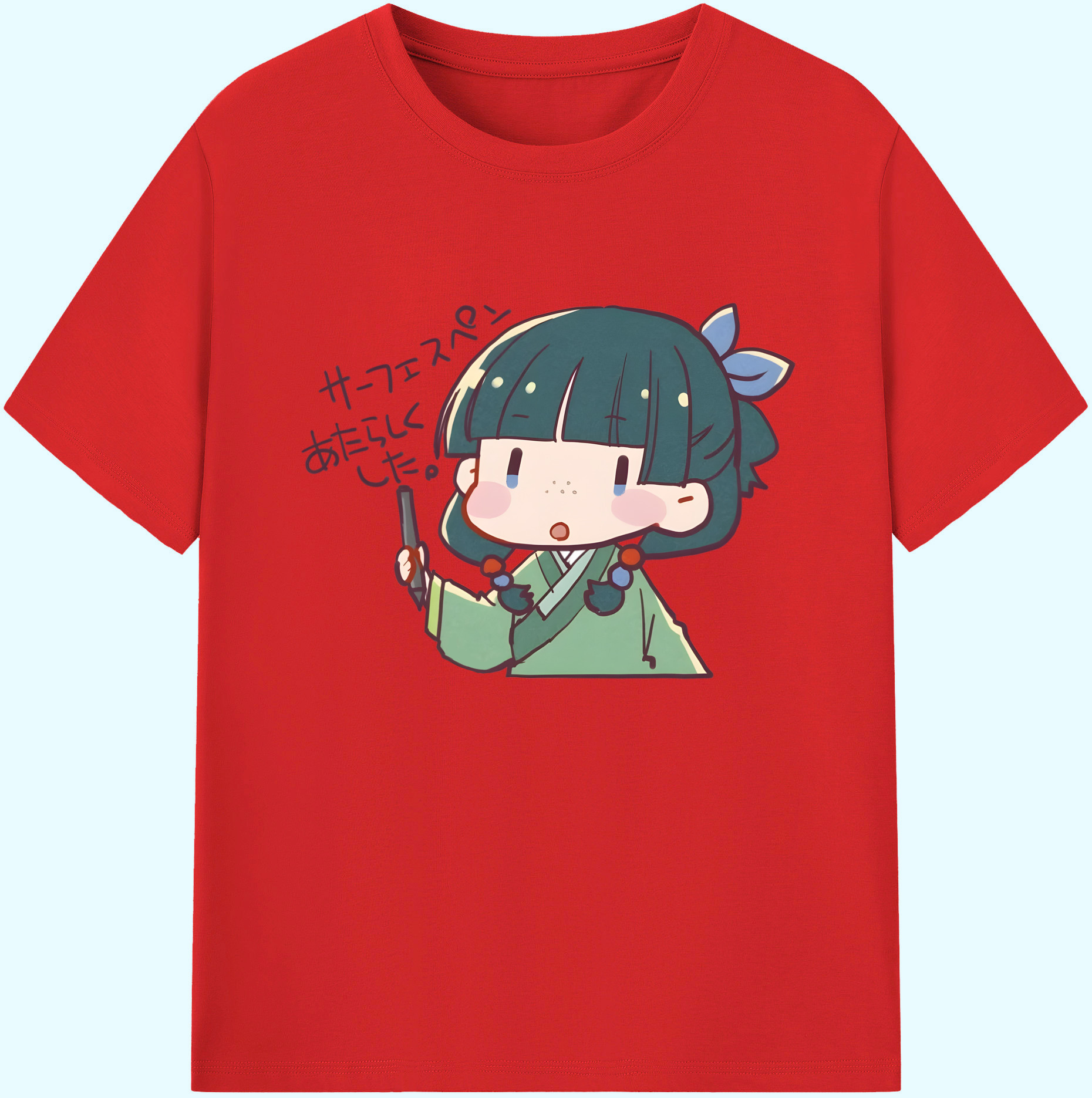 （画像用） 薬屋のひとりごと The Apothecary Diaries 綿100％ メンズ半袖Tシャツ｜肌触りやわらか＆通気性
