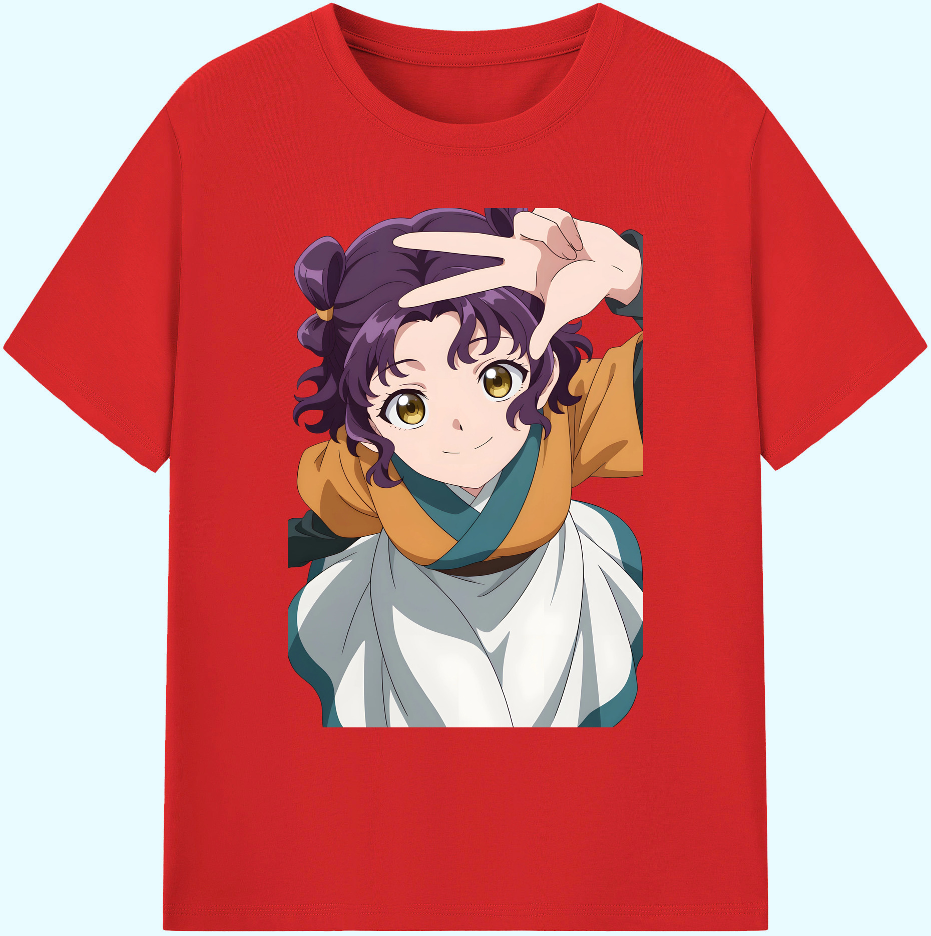 （画像用） 薬屋のひとりごと The Apothecary Diaries 綿100％ メンズ半袖Tシャツ｜肌触りやわらか＆通気性
