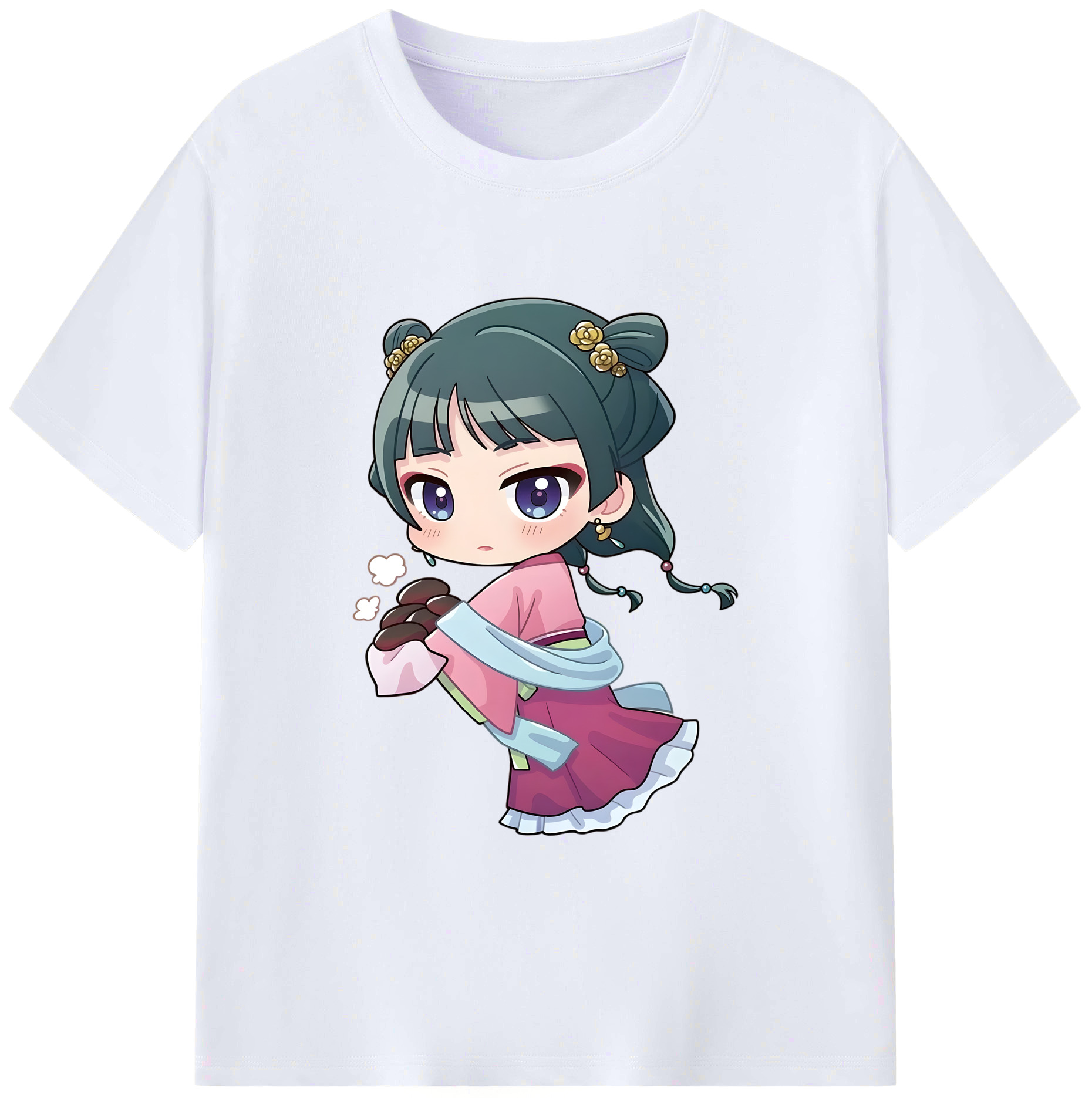 （画像用） 薬屋のひとりごと The Apothecary Diaries 綿100％ メンズ半袖Tシャツ｜肌触りやわらか＆通気性
