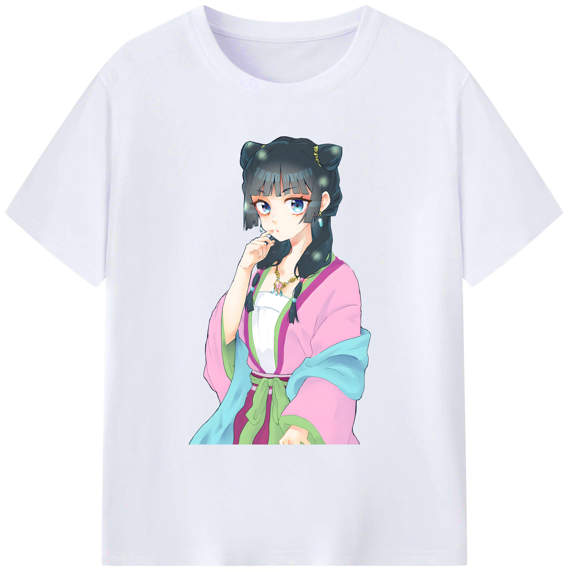 （画像用） 薬屋のひとりごと The Apothecary Diaries 綿100％ メンズ半袖Tシャツ｜肌触りやわらか＆通気性