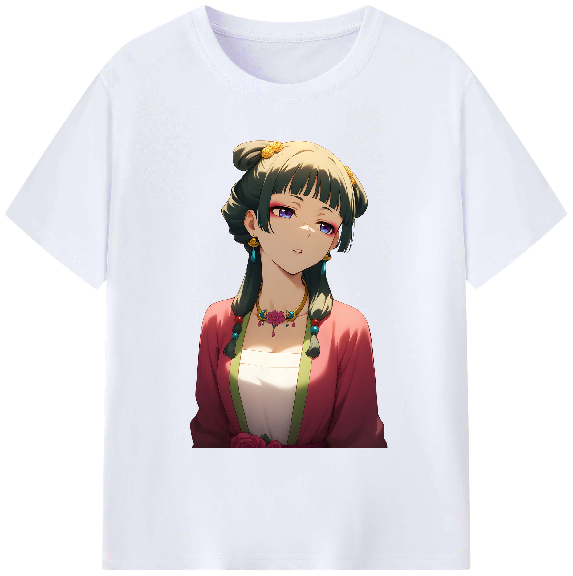 （画像用） 薬屋のひとりごと The Apothecary Diaries 綿100％ メンズ半袖Tシャツ｜肌触りやわらか＆通気性