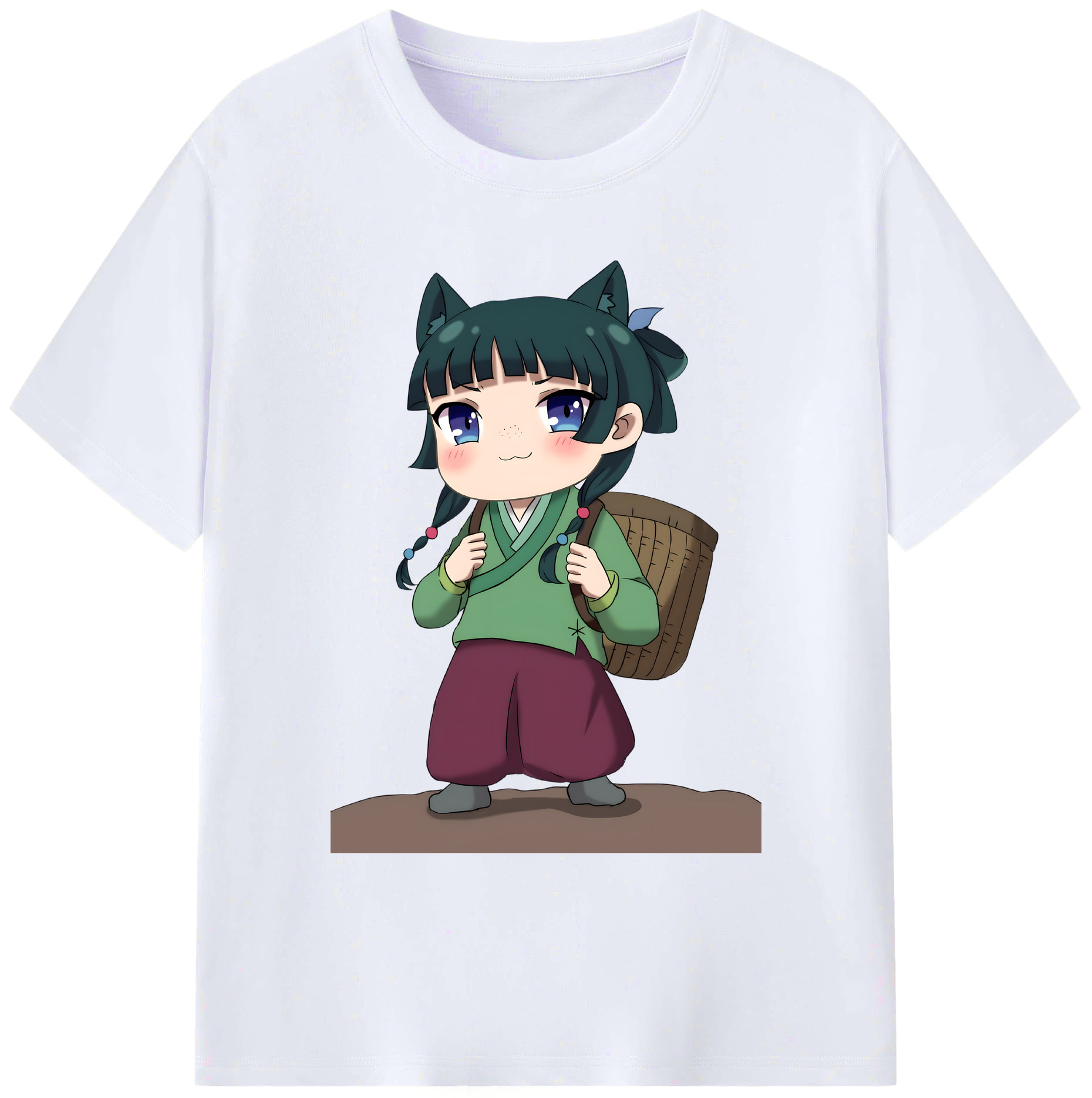 （画像用） 薬屋のひとりごと The Apothecary Diaries 綿100％ メンズ半袖Tシャツ｜肌触りやわらか＆通気性