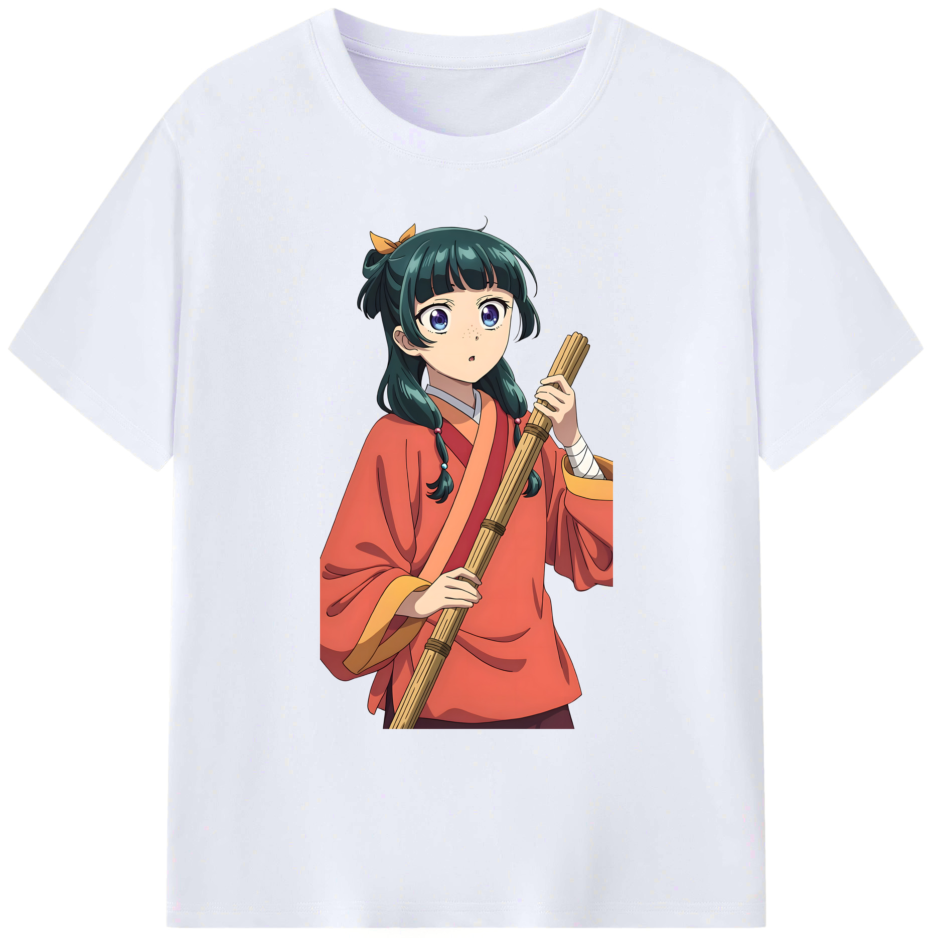 （画像用） 薬屋のひとりごと The Apothecary Diaries 綿100％ メンズ半袖Tシャツ｜肌触りやわらか＆通気性