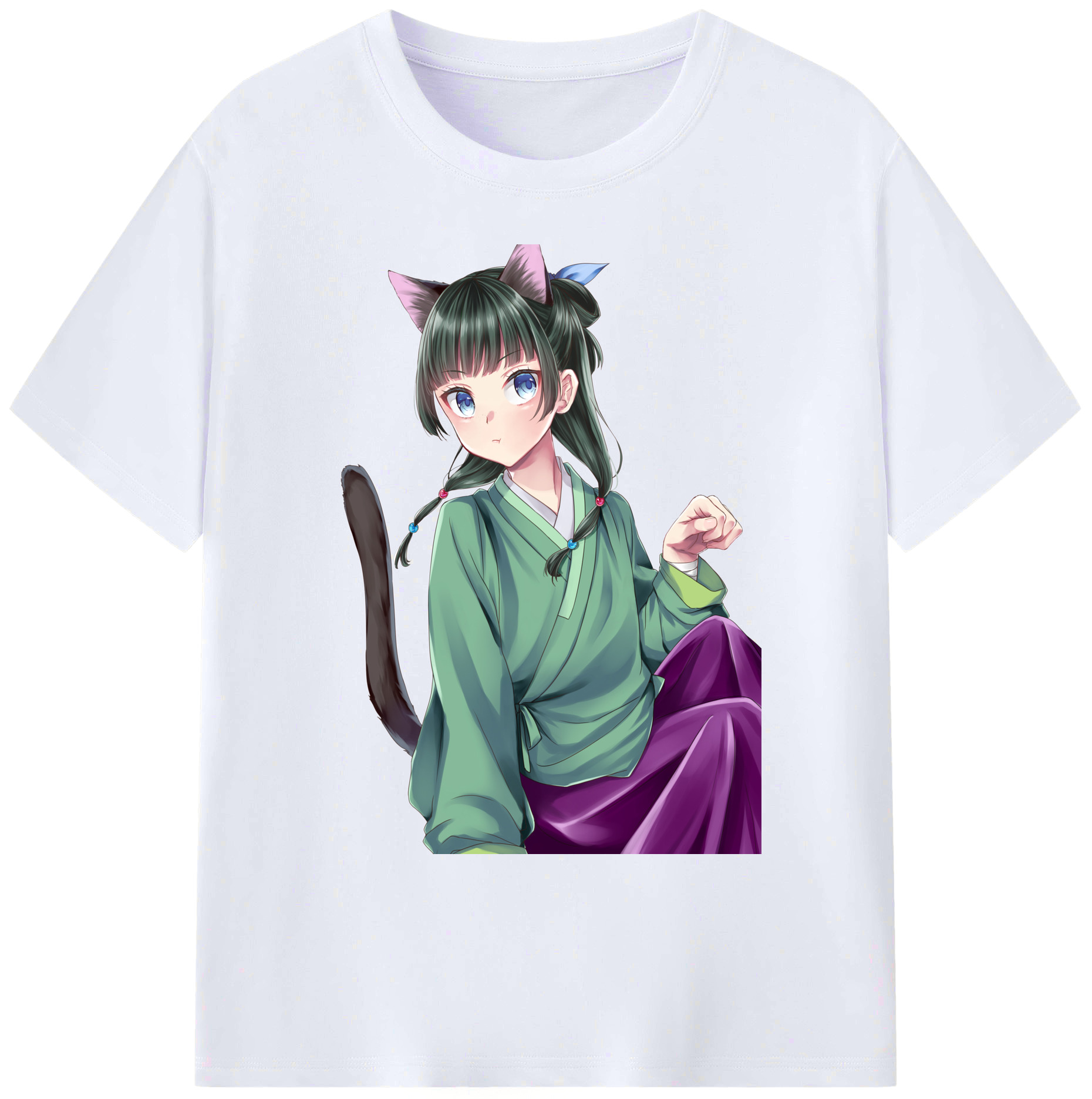 （画像用） 薬屋のひとりごと The Apothecary Diaries 綿100％ メンズ半袖Tシャツ｜肌触りやわらか＆通気性