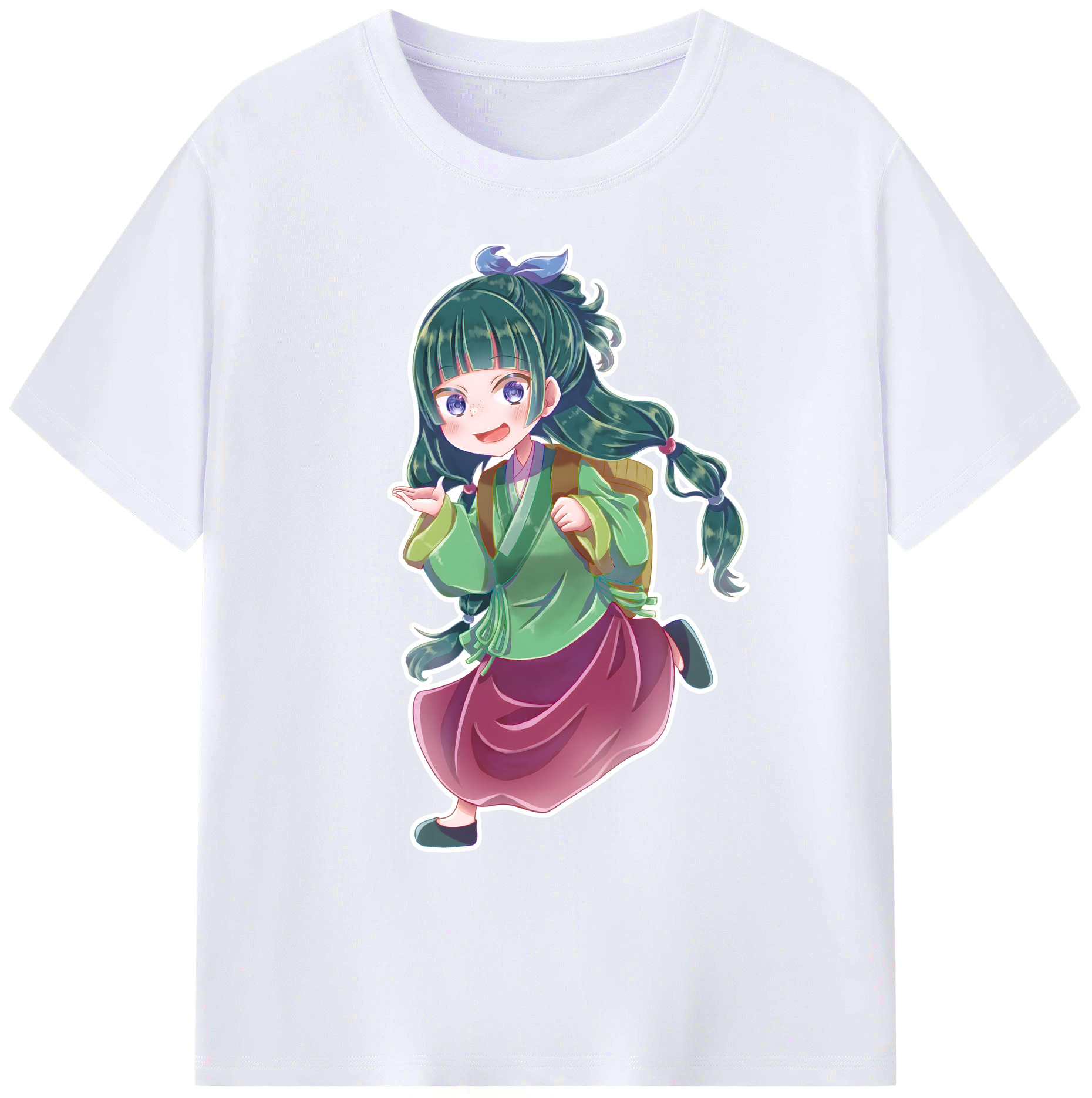 （画像用） 薬屋のひとりごと The Apothecary Diaries 綿100％ メンズ半袖Tシャツ｜肌触りやわらか＆通気性