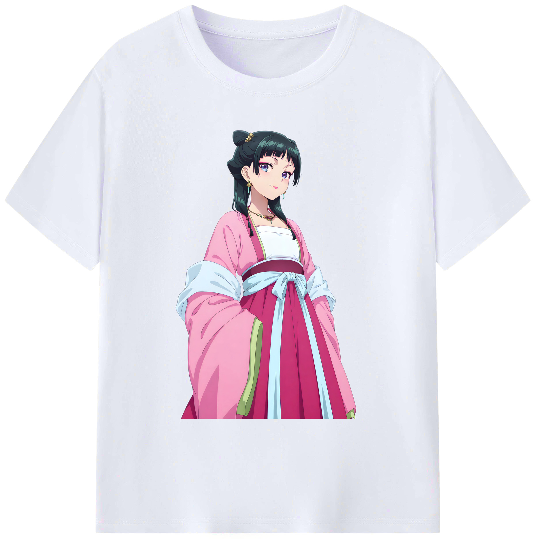 （画像用） 薬屋のひとりごと The Apothecary Diaries 綿100％ メンズ半袖Tシャツ｜肌触りやわらか＆通気性