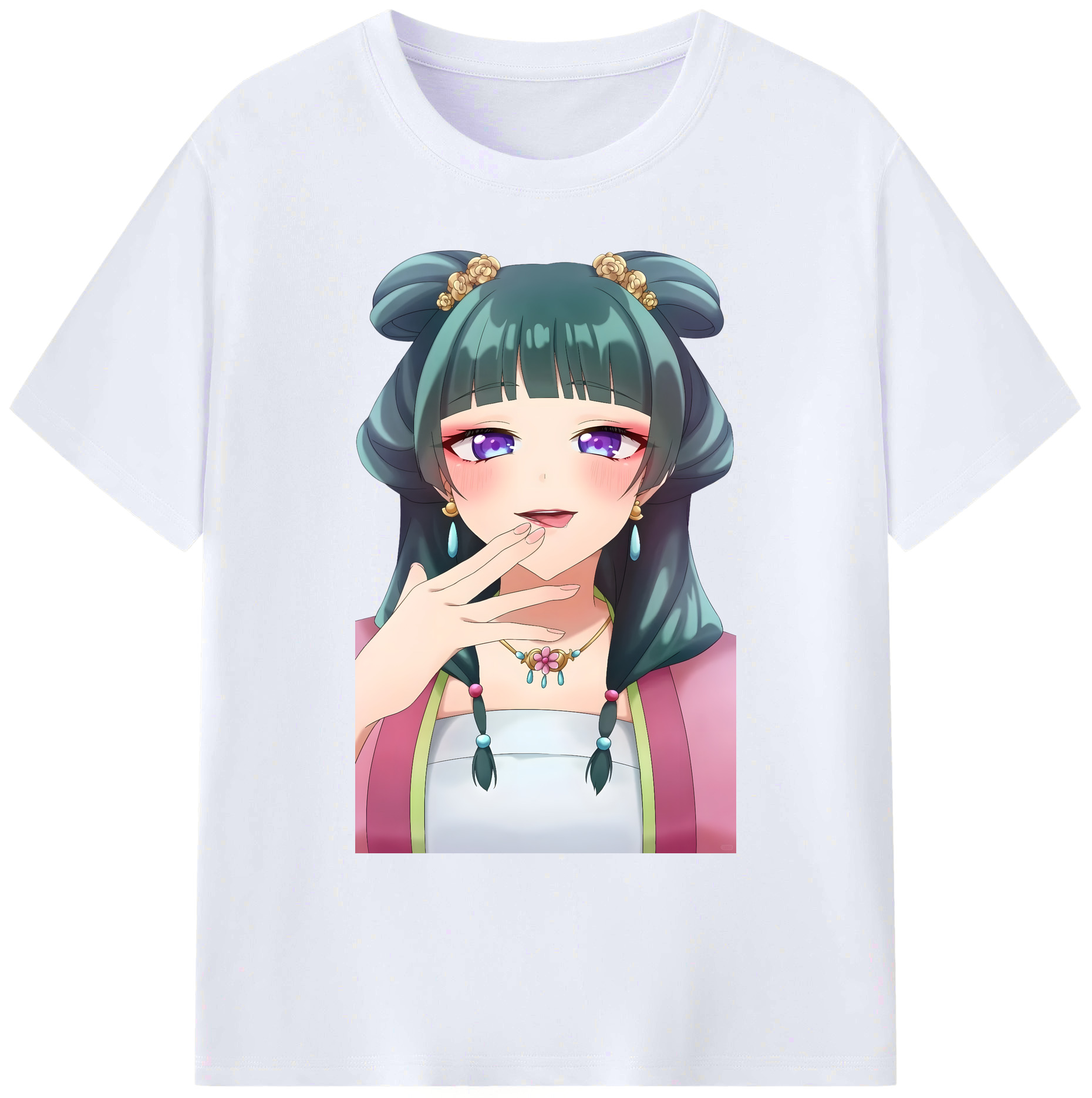 （画像用） 薬屋のひとりごと The Apothecary Diaries 綿100％ メンズ半袖Tシャツ｜肌触りやわらか＆通気性