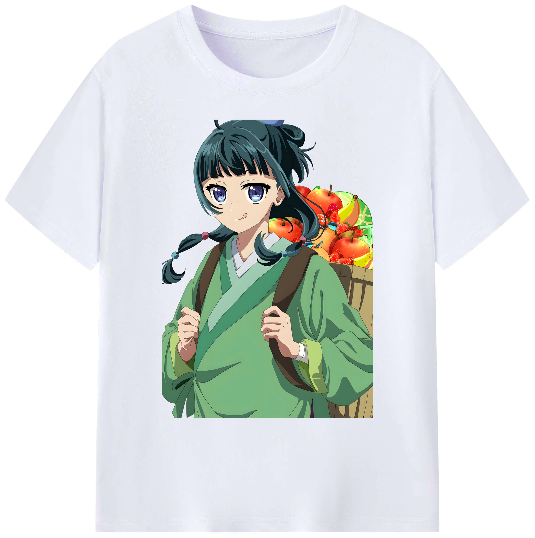 （画像用） 薬屋のひとりごと The Apothecary Diaries 綿100％ メンズ半袖Tシャツ｜肌触りやわらか＆通気性