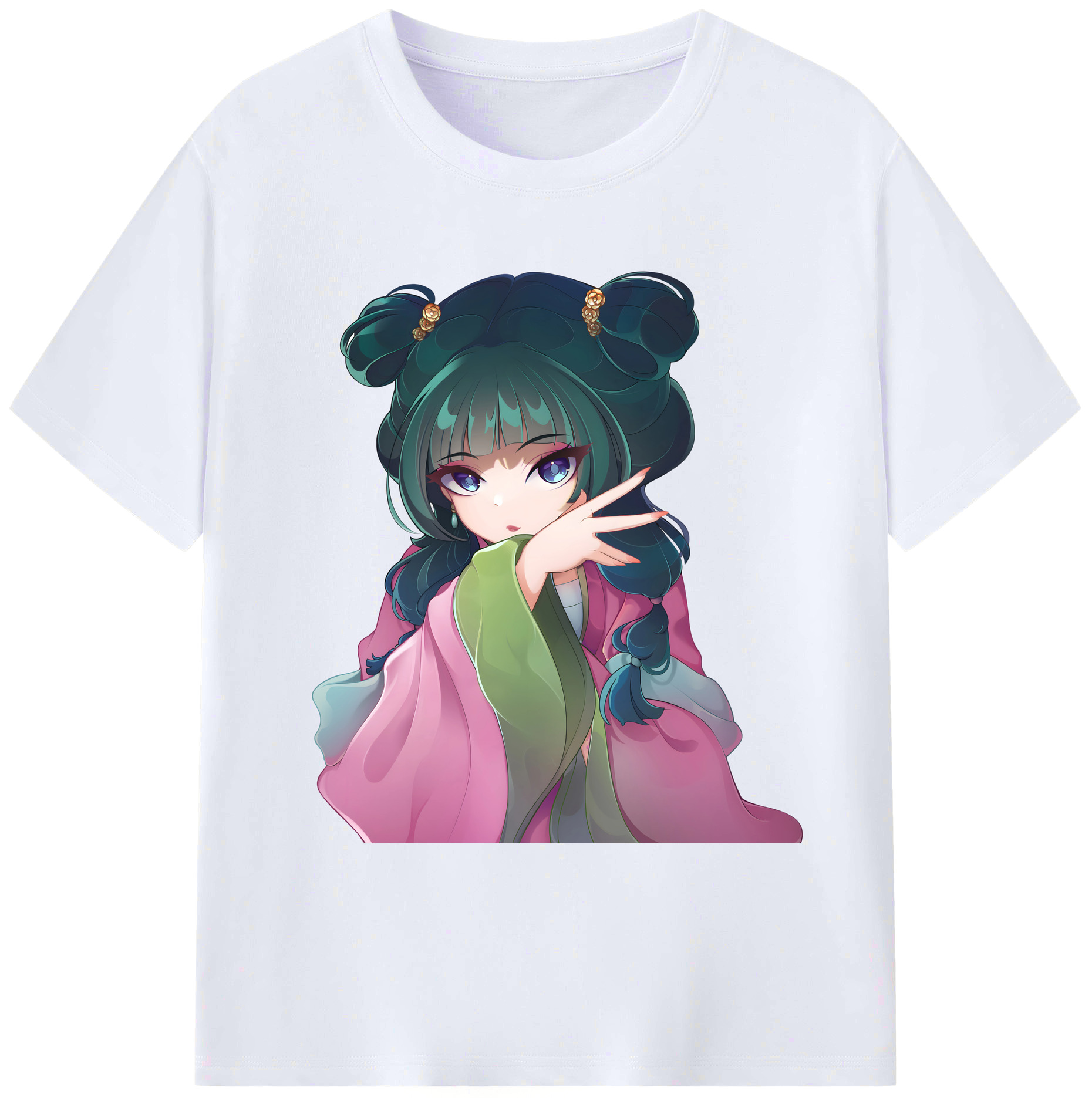 （画像用） 薬屋のひとりごと The Apothecary Diaries 綿100％ メンズ半袖Tシャツ｜肌触りやわらか＆通気性