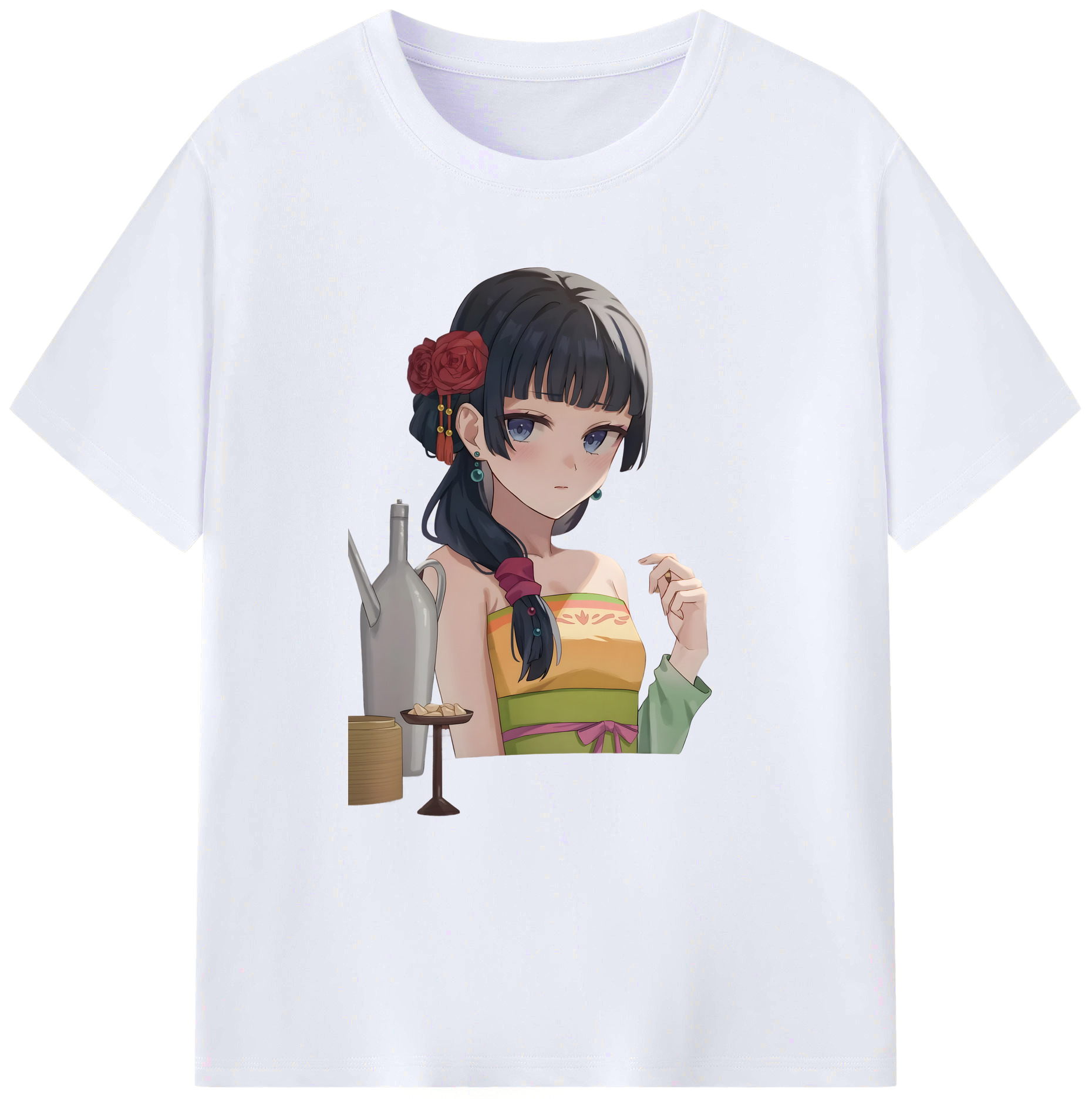（画像用） 薬屋のひとりごと The Apothecary Diaries 綿100％ メンズ半袖Tシャツ｜肌触りやわらか＆通気性
