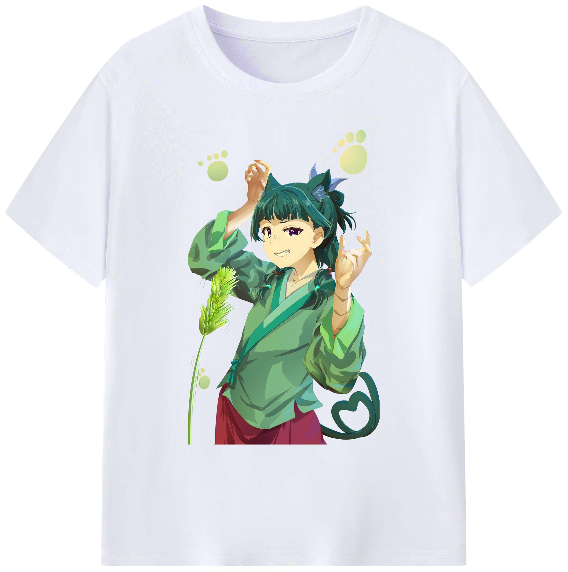 （画像用） 薬屋のひとりごと The Apothecary Diaries 綿100％ メンズ半袖Tシャツ｜肌触りやわらか＆通気性