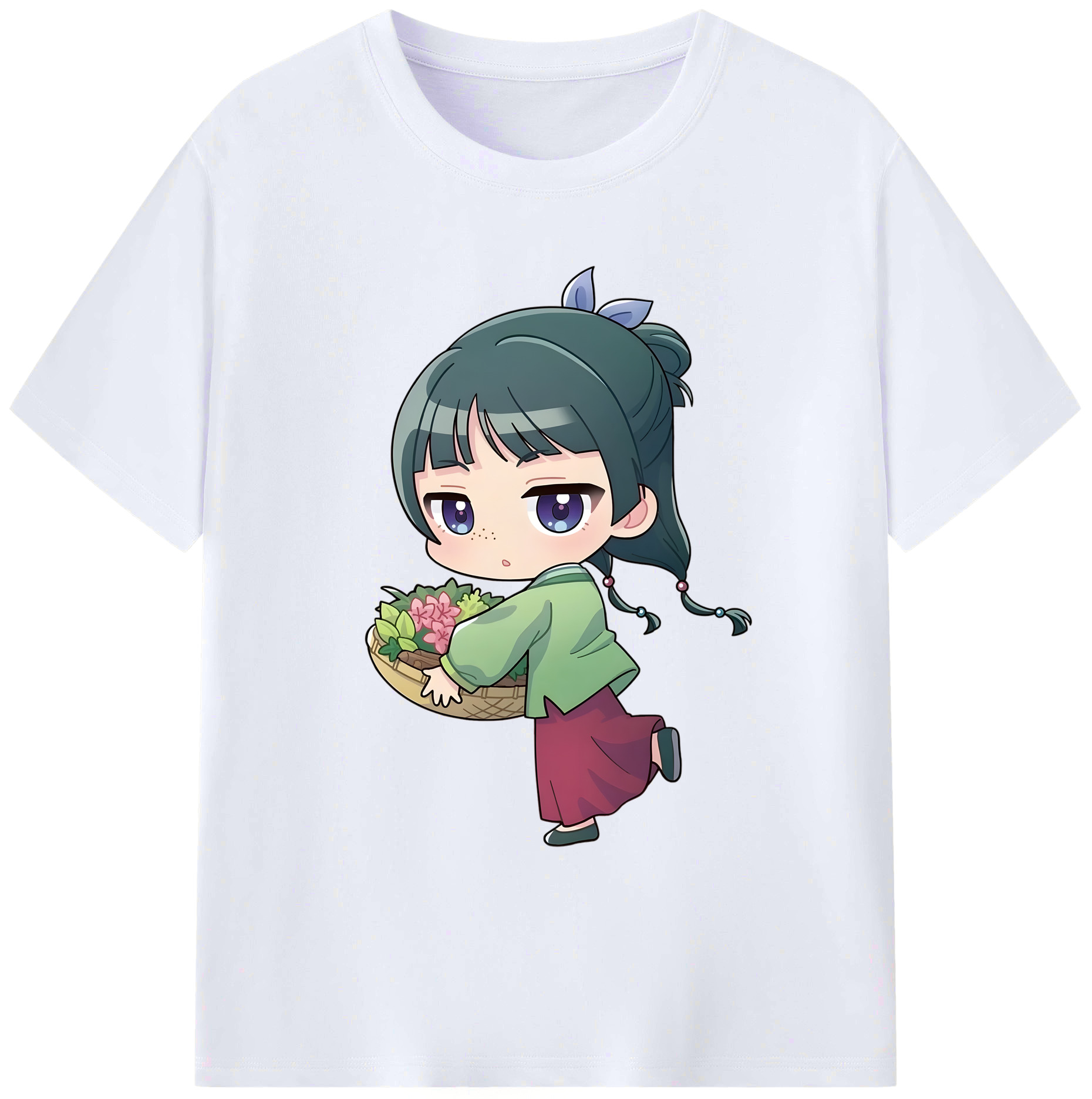 （画像用） 薬屋のひとりごと The Apothecary Diaries 綿100％ メンズ半袖Tシャツ｜肌触りやわらか＆通気性