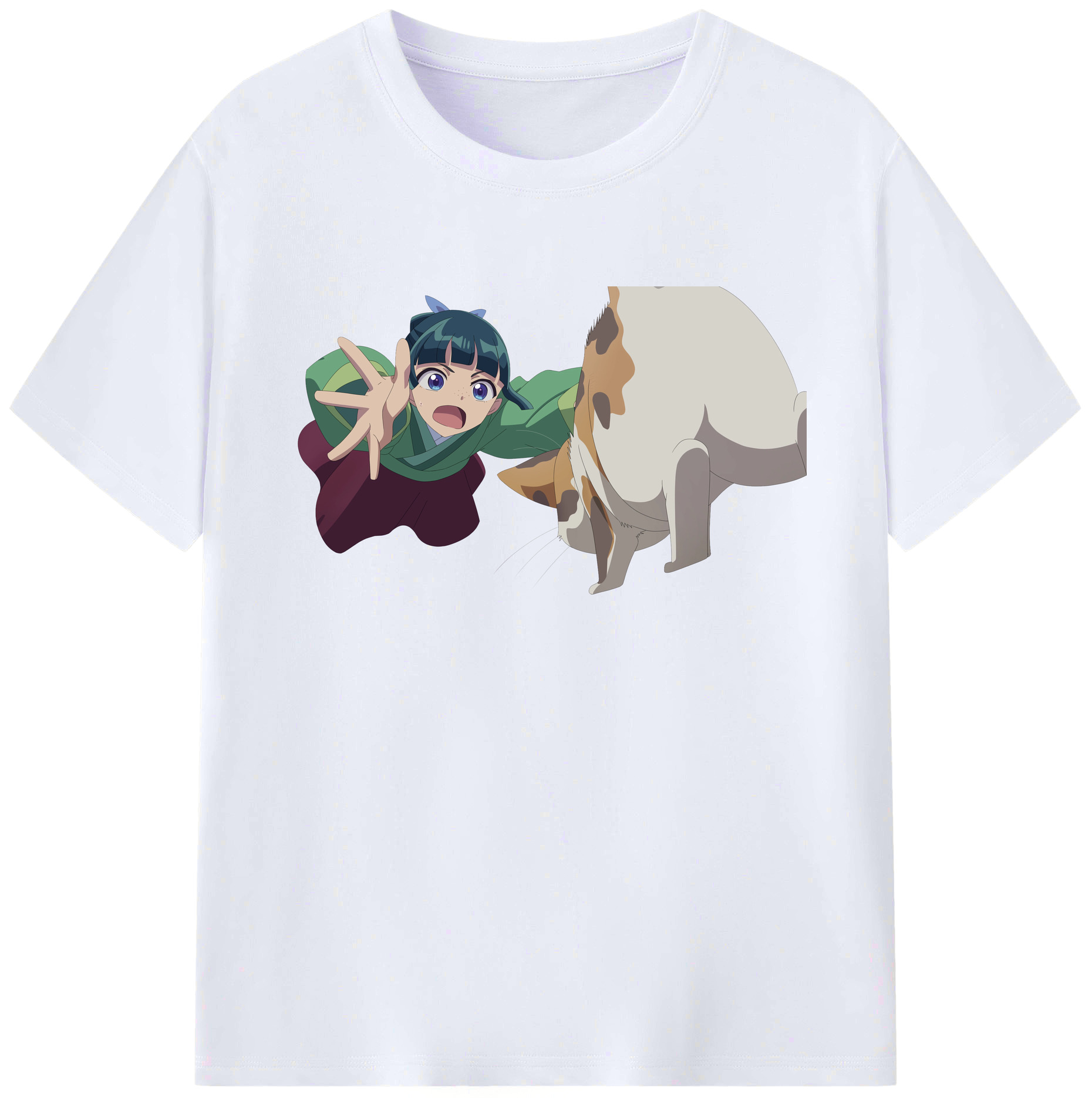 （画像用） 薬屋のひとりごと The Apothecary Diaries 綿100％ メンズ半袖Tシャツ｜肌触りやわらか＆通気性