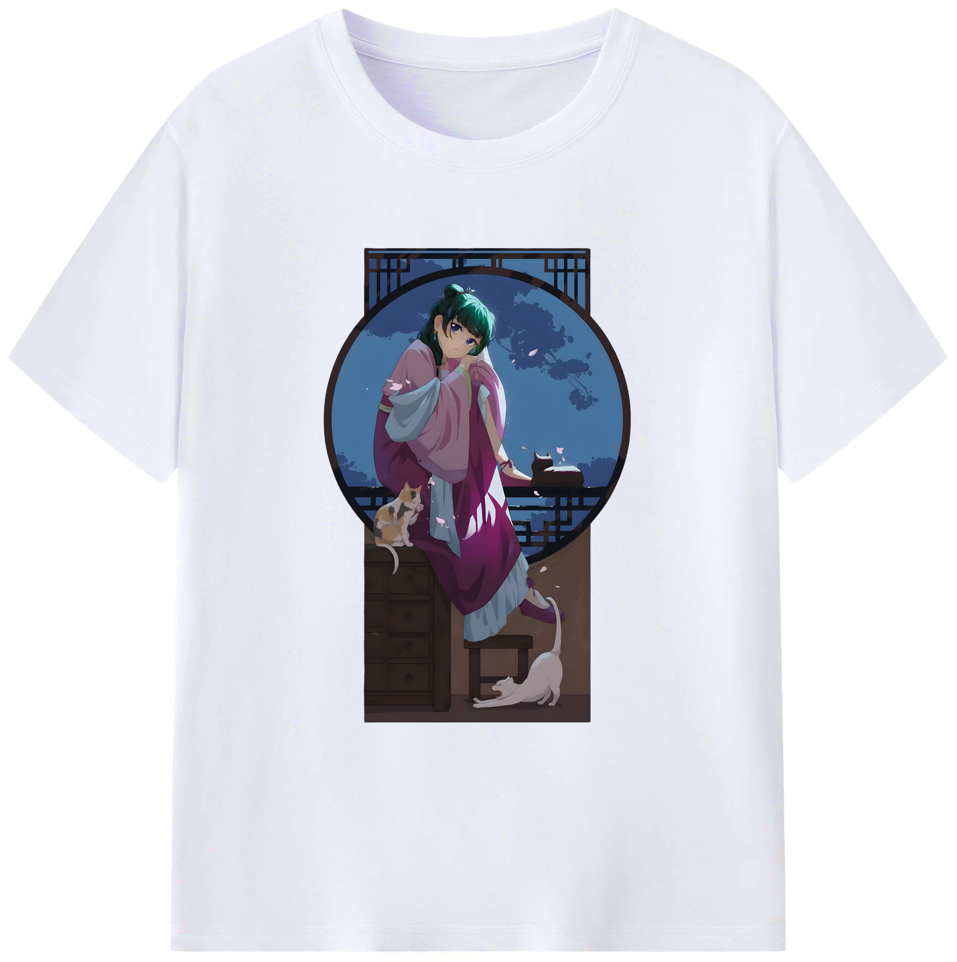 （画像用） 薬屋のひとりごと The Apothecary Diaries 綿100％ メンズ半袖Tシャツ｜肌触りやわらか＆通気性