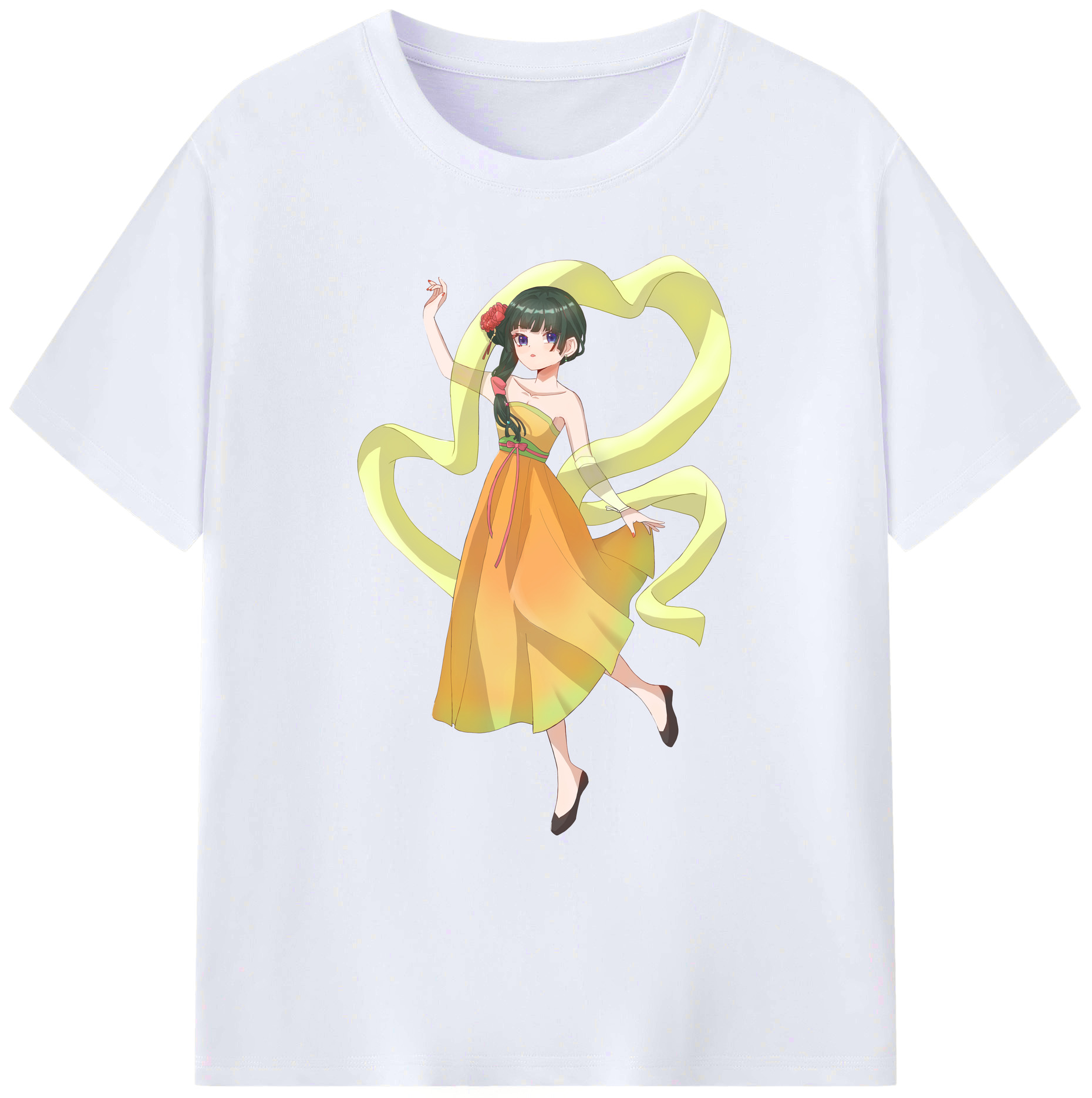 （画像用） 薬屋のひとりごと The Apothecary Diaries 綿100％ メンズ半袖Tシャツ｜肌触りやわらか＆通気性