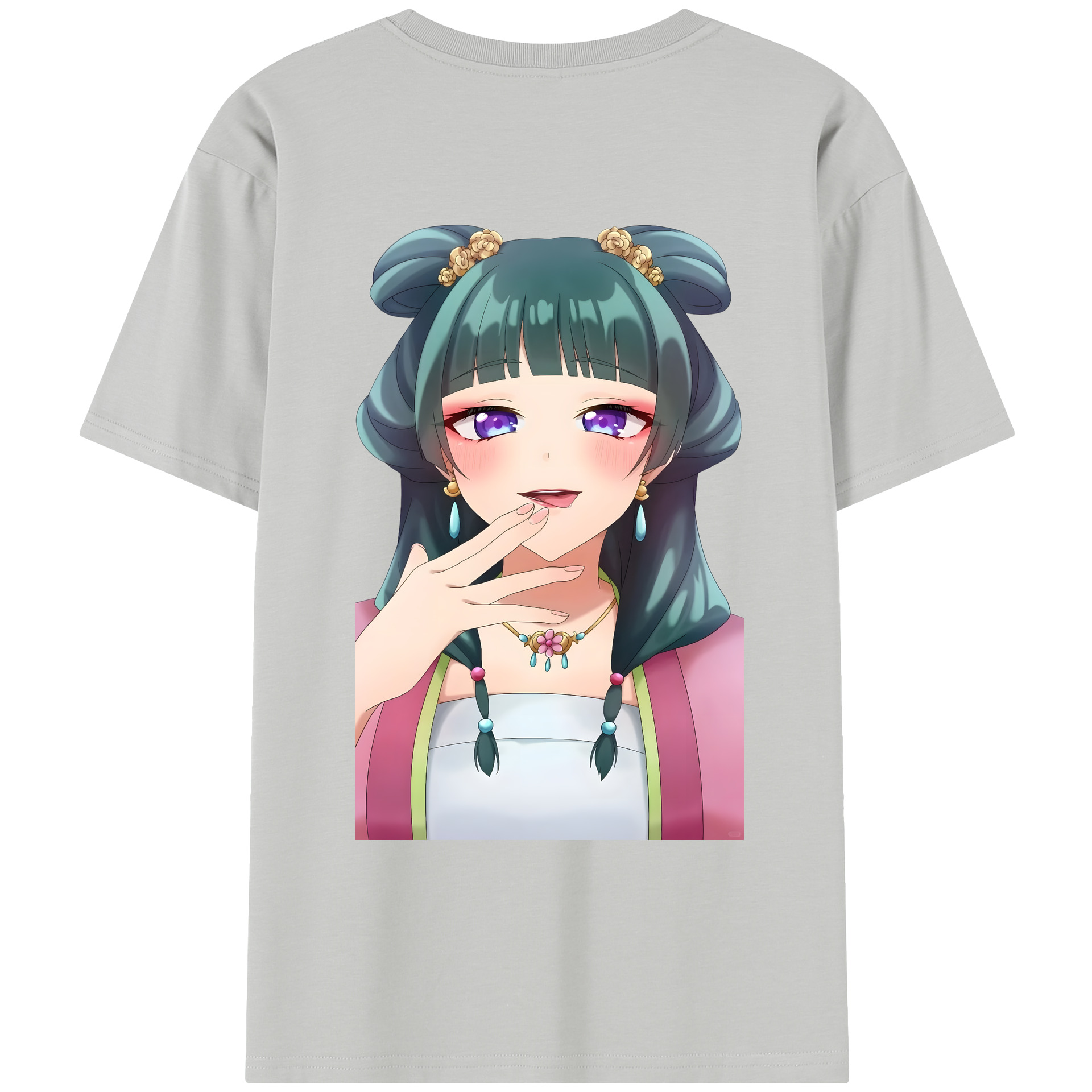 （画像用） 薬屋のひとりごと The Apothecary Diaries レディース半袖Tシャツ(バックプリント)