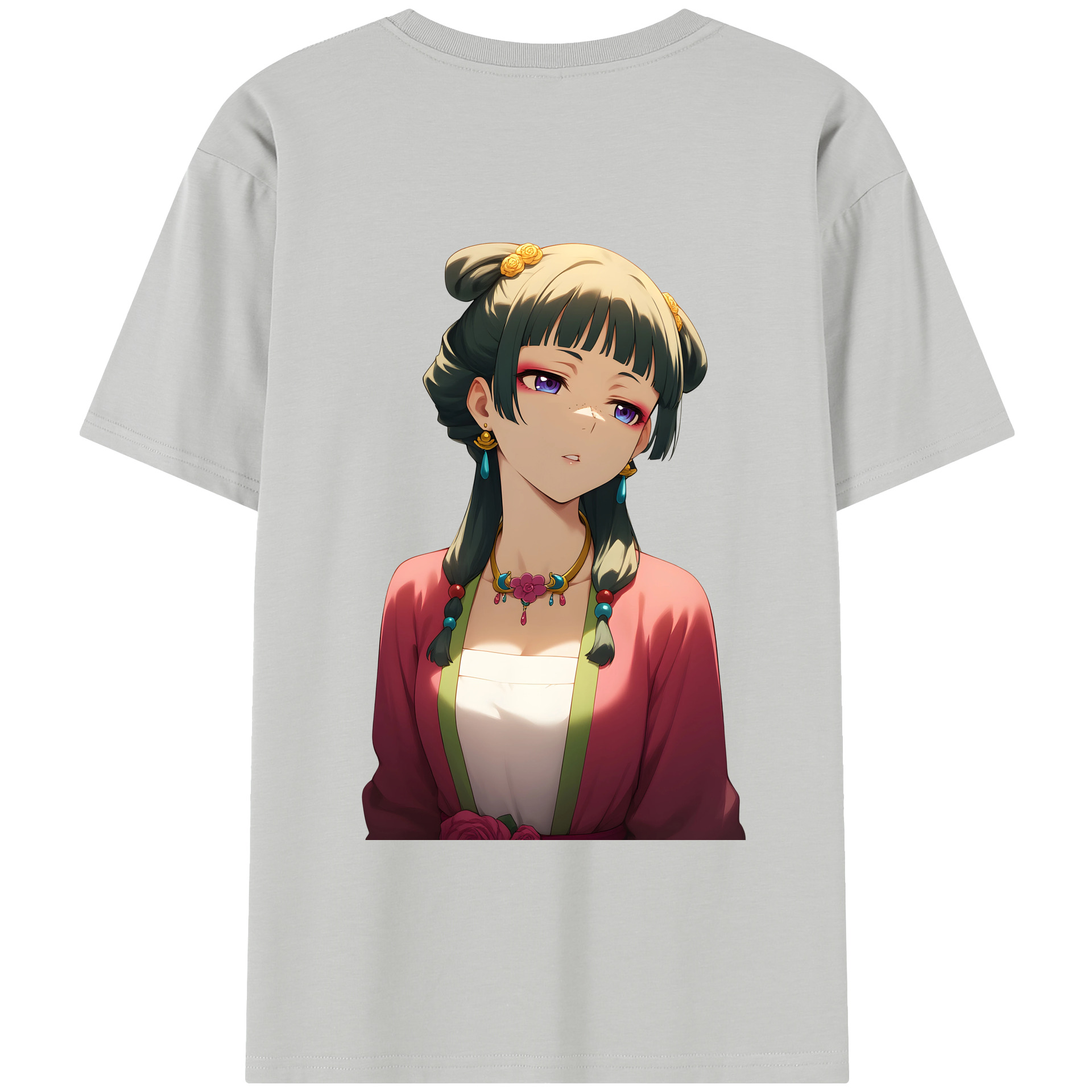 （画像用） 薬屋のひとりごと The Apothecary Diaries レディース半袖Tシャツ(バックプリント)