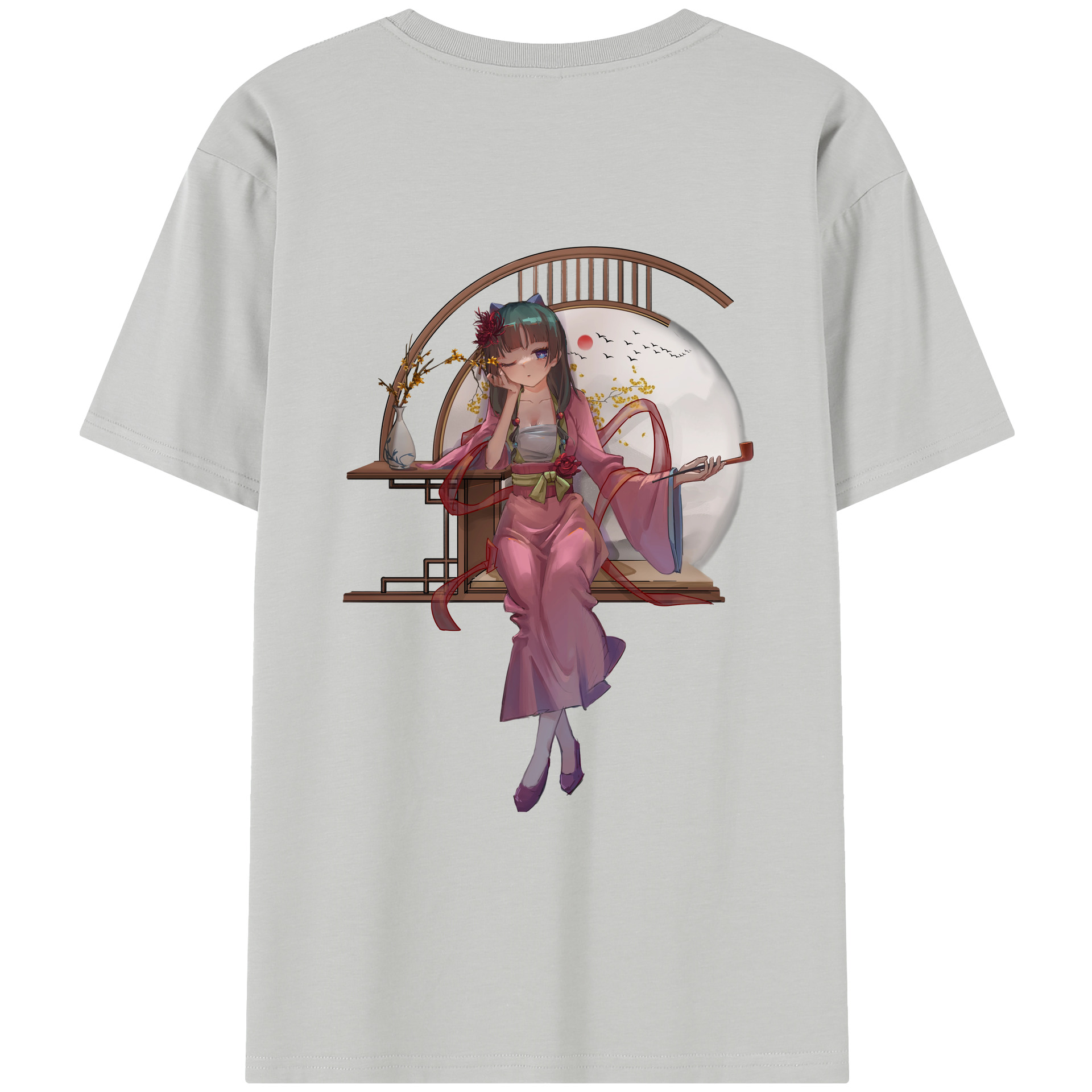 （画像用） 薬屋のひとりごと The Apothecary Diaries レディース半袖Tシャツ(バックプリント)