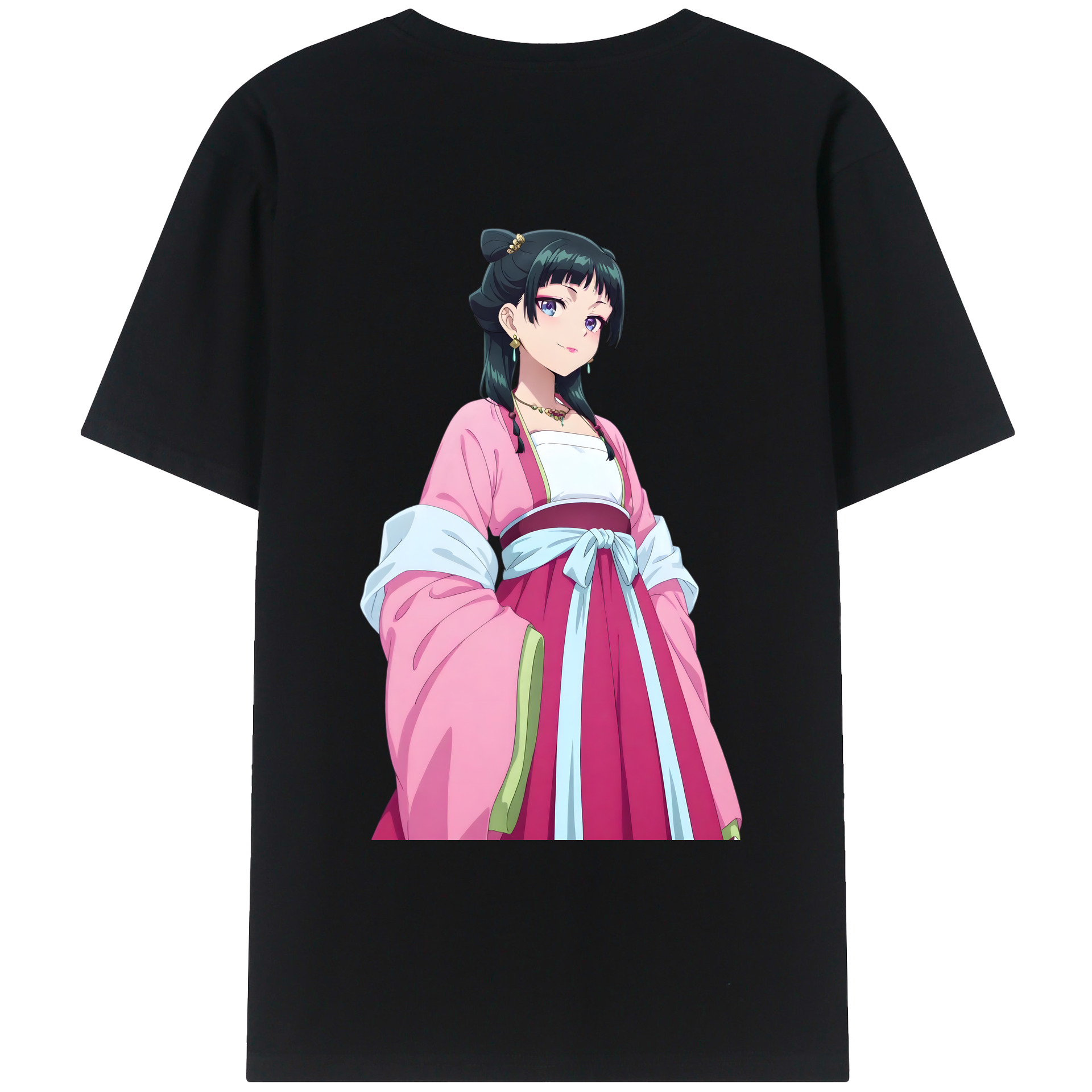 （画像用） 薬屋のひとりごと The Apothecary Diaries レディース半袖Tシャツ(バックプリント)