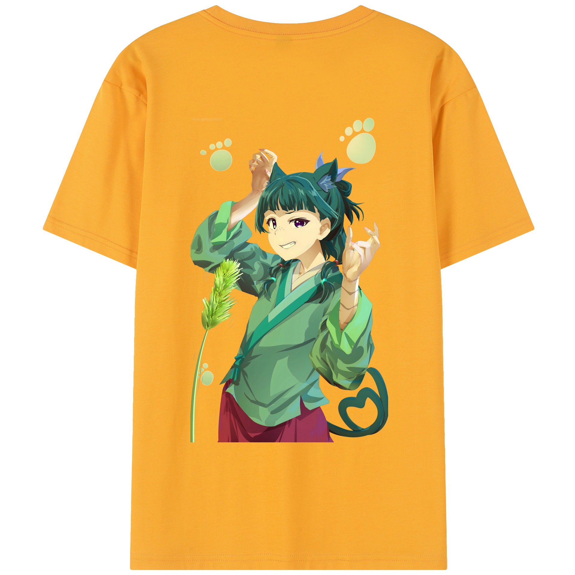 （画像用） 薬屋のひとりごと The Apothecary Diaries レディース半袖Tシャツ(バックプリント)