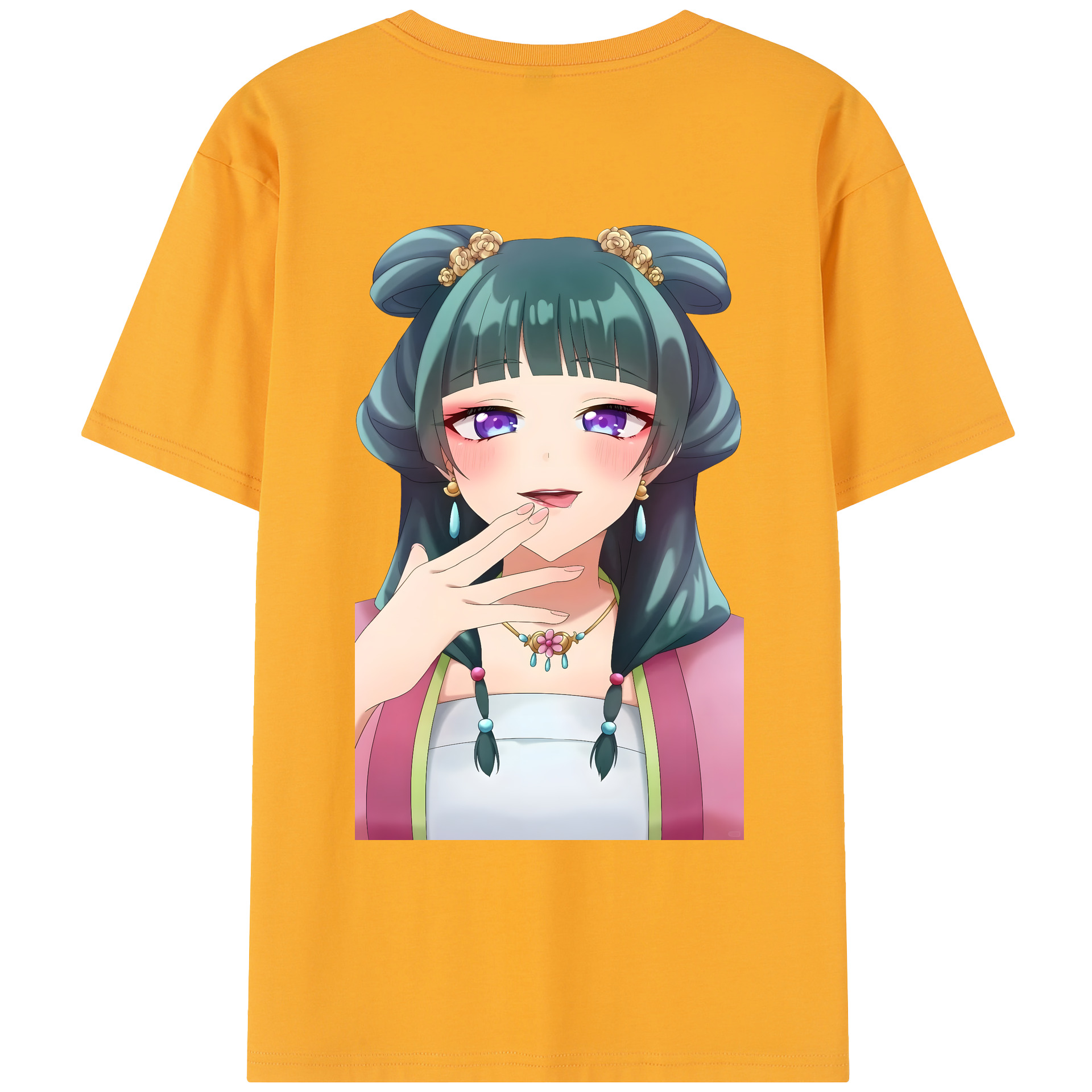 （画像用） 薬屋のひとりごと The Apothecary Diaries レディース半袖Tシャツ(バックプリント)