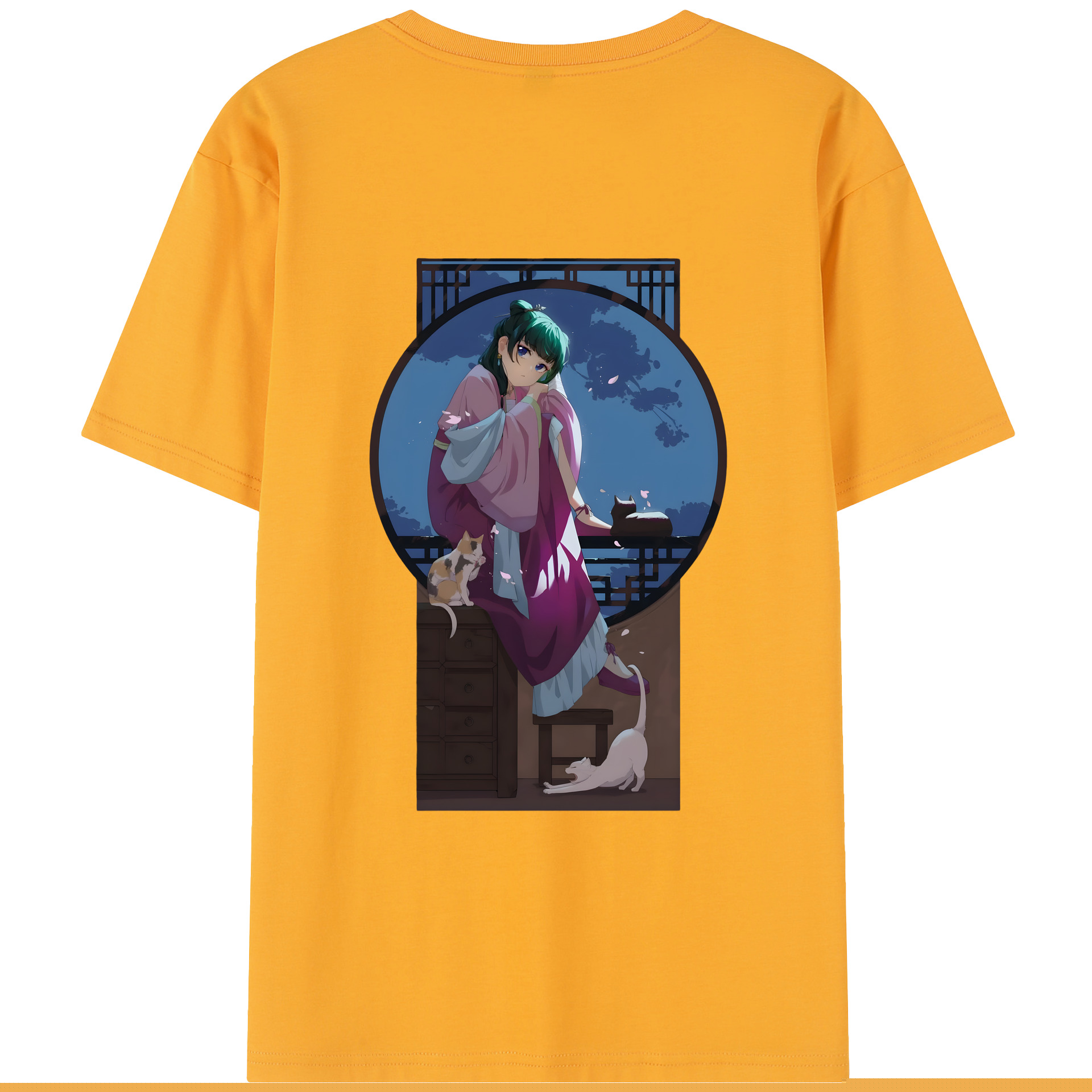 （画像用） 薬屋のひとりごと The Apothecary Diaries レディース半袖Tシャツ(バックプリント)