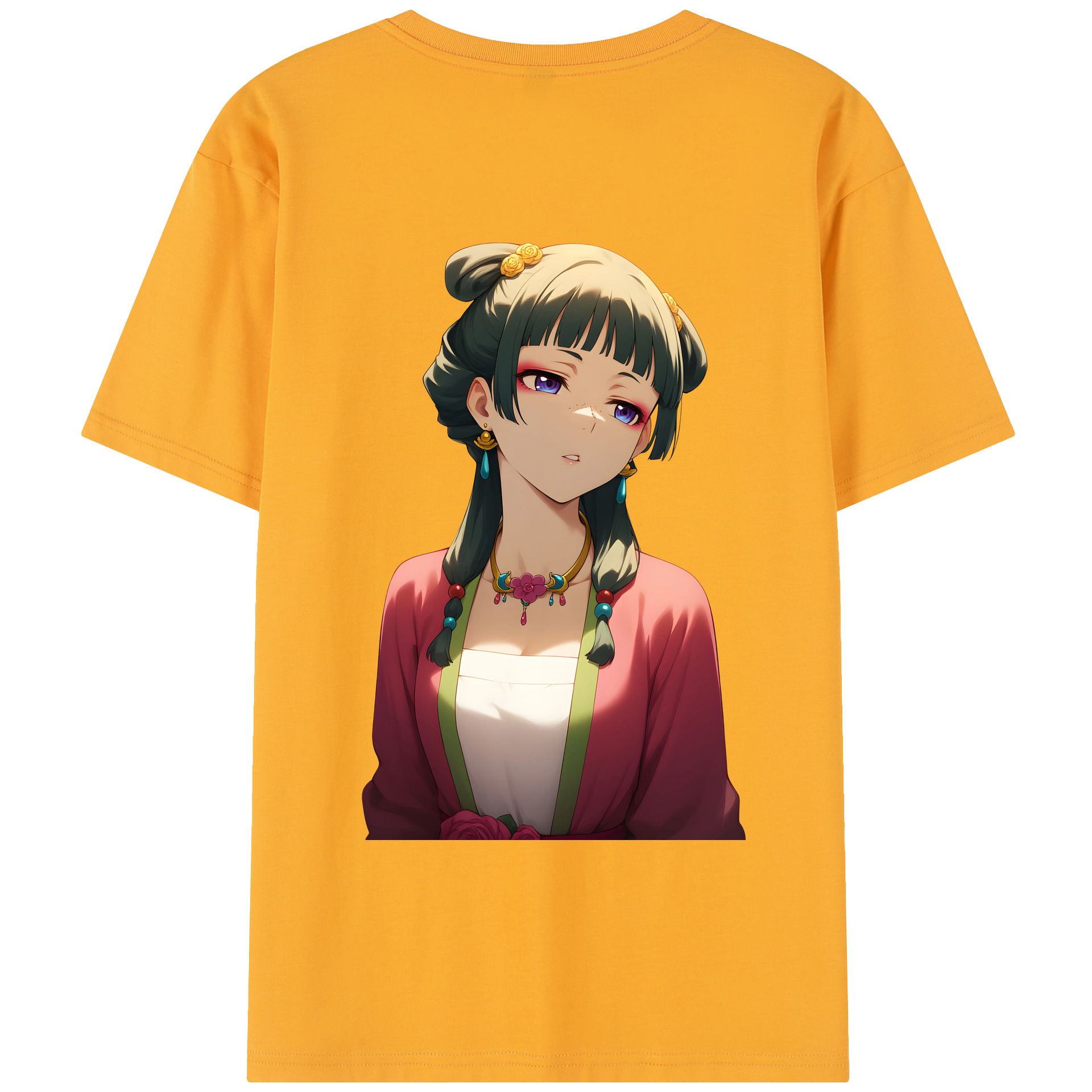 （画像用） 薬屋のひとりごと The Apothecary Diaries レディース半袖Tシャツ(バックプリント)