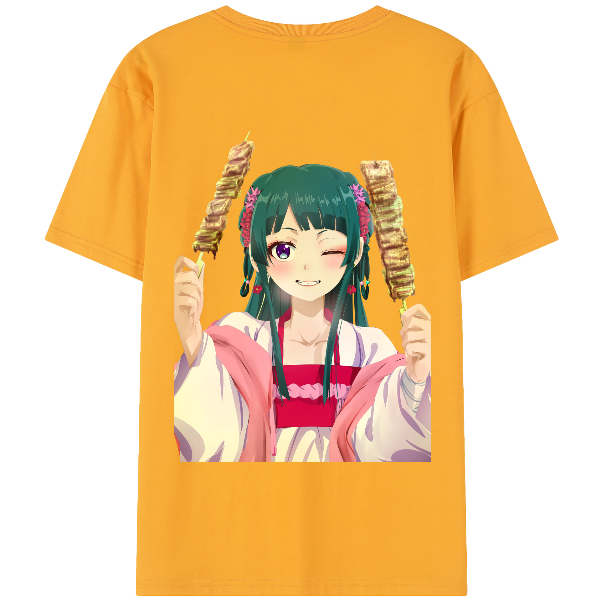 （画像用） 薬屋のひとりごと The Apothecary Diaries レディース半袖Tシャツ(バックプリント)