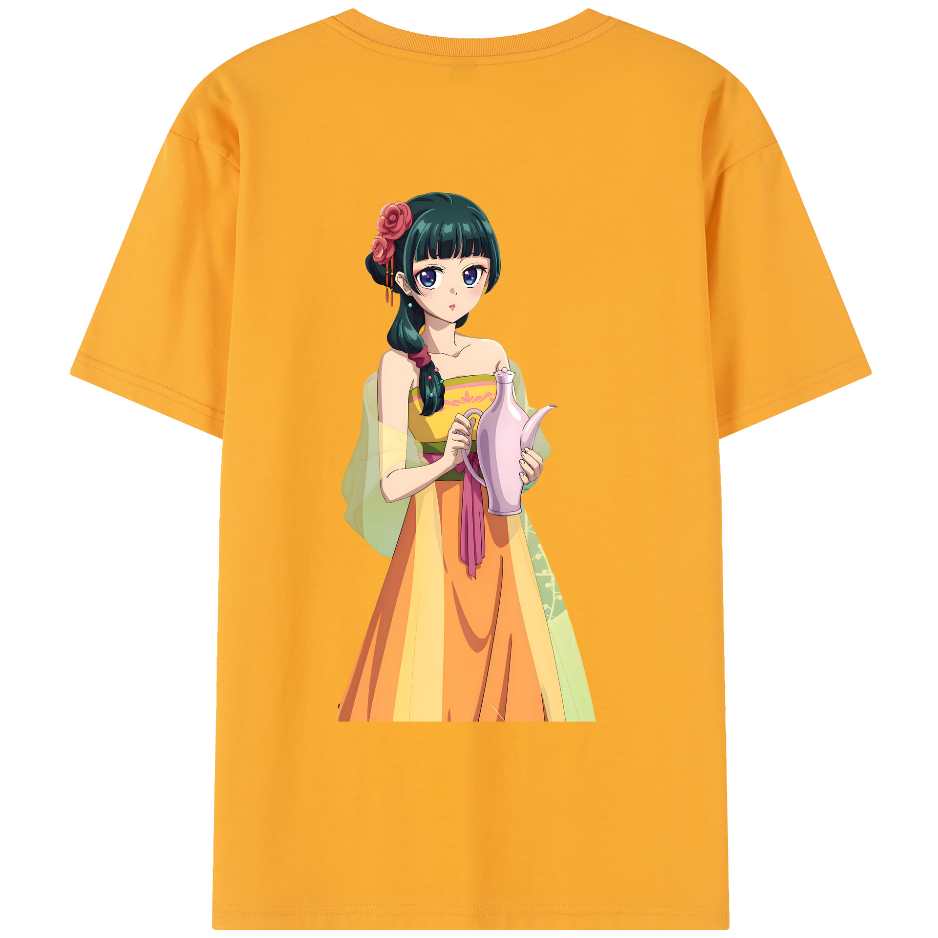 （画像用） 薬屋のひとりごと The Apothecary Diaries レディース半袖Tシャツ(バックプリント)
