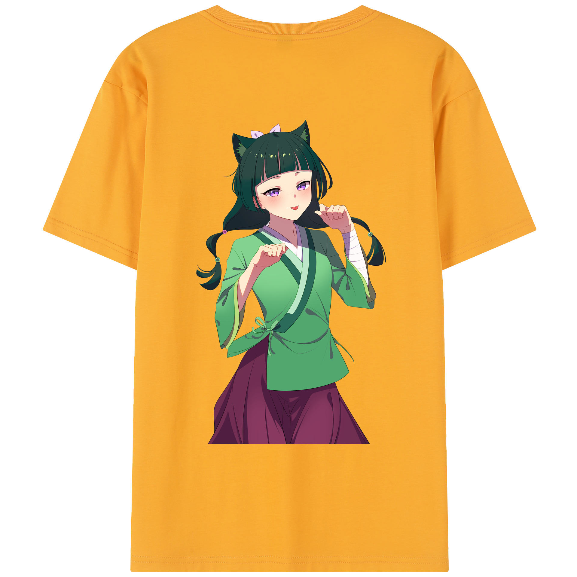（画像用） 薬屋のひとりごと The Apothecary Diaries レディース半袖Tシャツ(バックプリント)