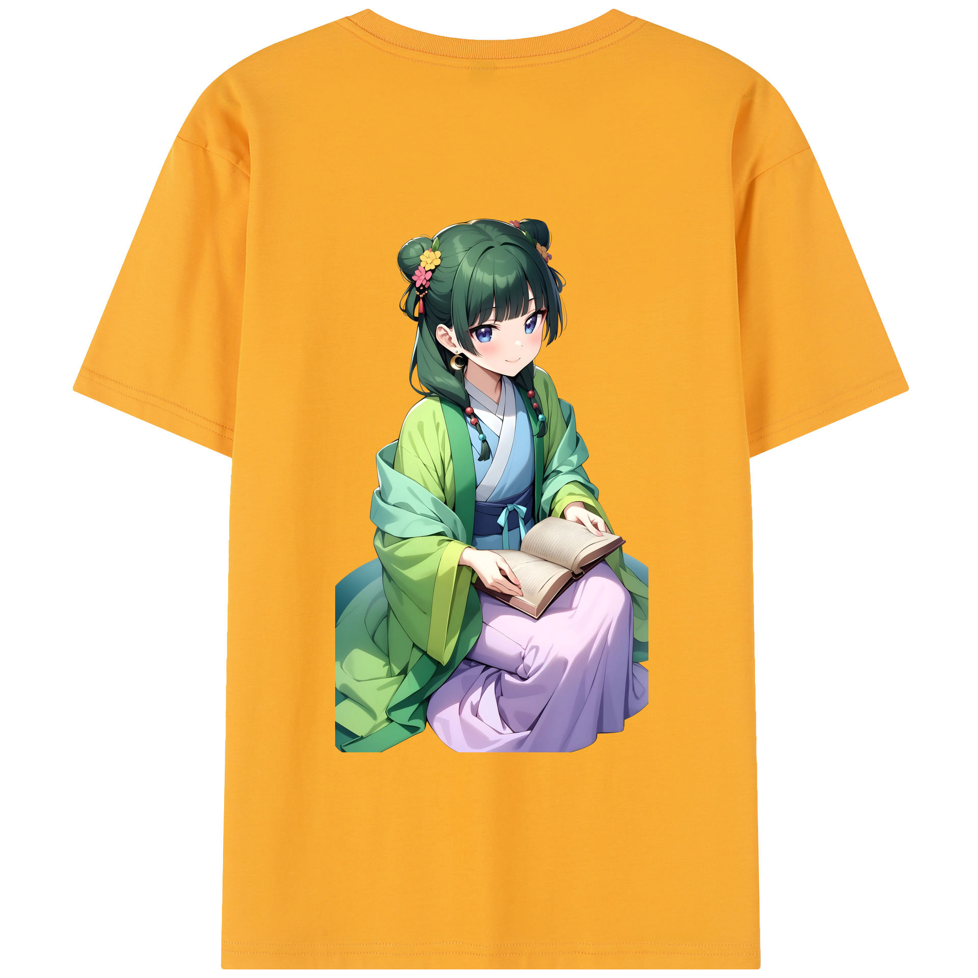 （画像用） 薬屋のひとりごと The Apothecary Diaries レディース半袖Tシャツ(バックプリント)