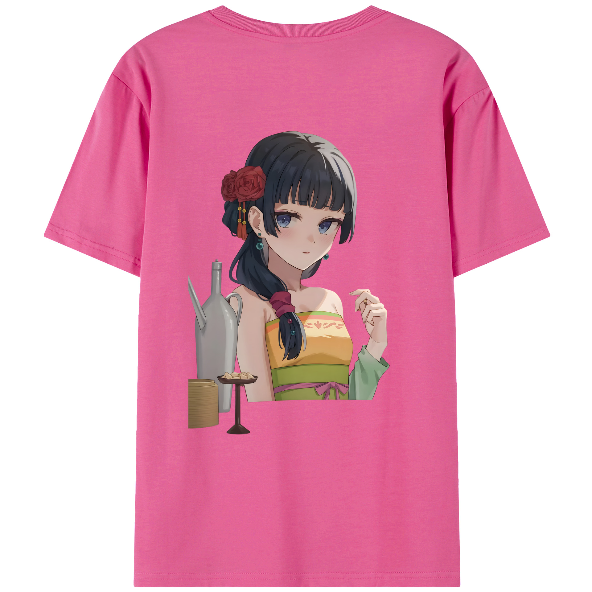 （画像用） 薬屋のひとりごと The Apothecary Diaries レディース半袖Tシャツ(バックプリント)