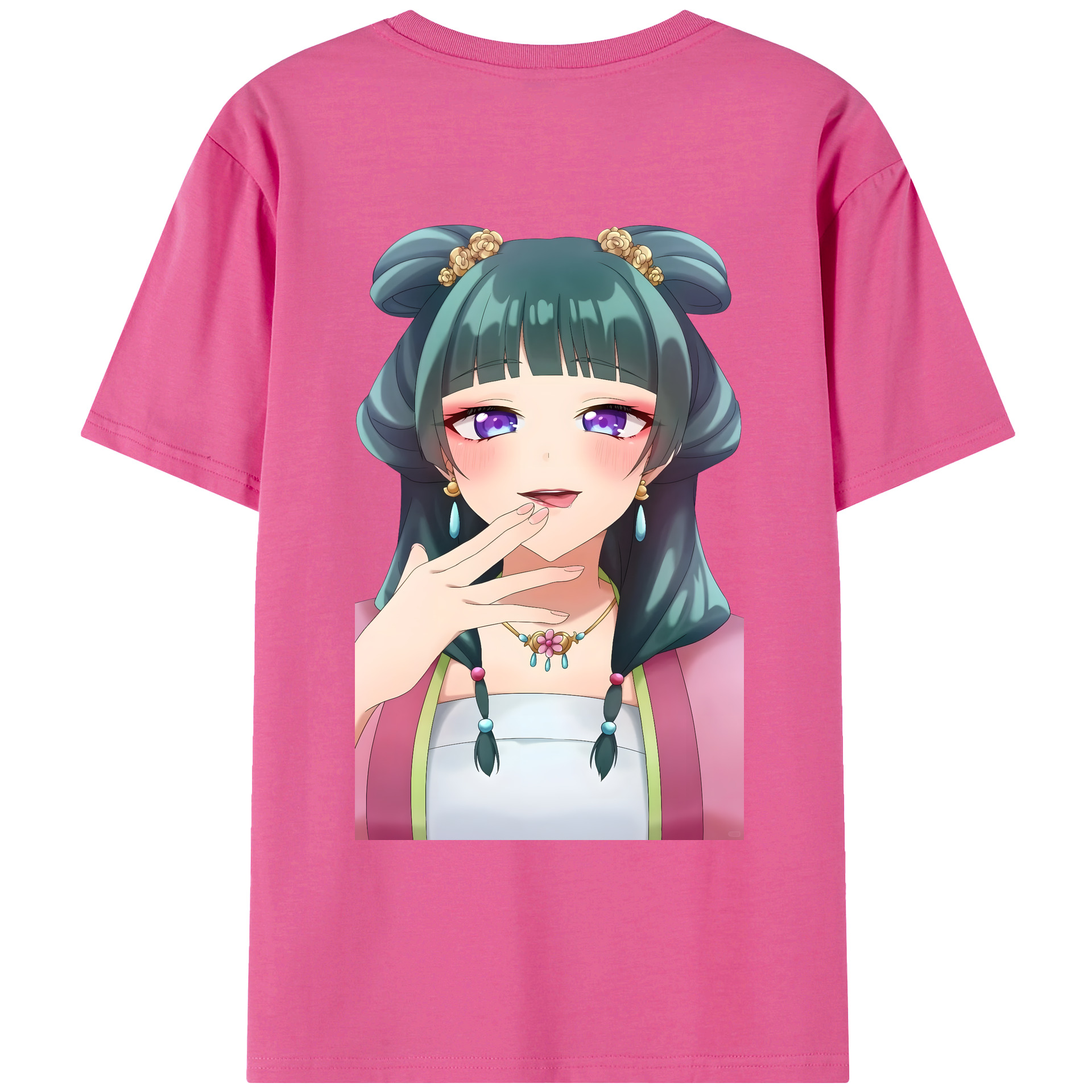 （画像用） 薬屋のひとりごと The Apothecary Diaries レディース半袖Tシャツ(バックプリント)