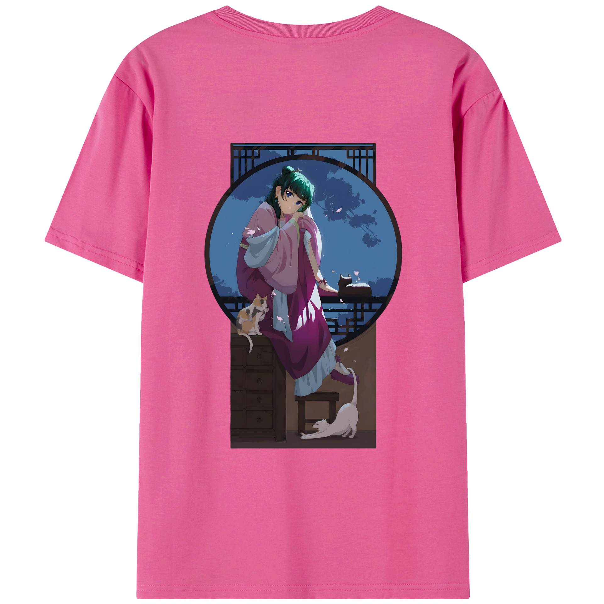 （画像用） 薬屋のひとりごと The Apothecary Diaries レディース半袖Tシャツ(バックプリント)