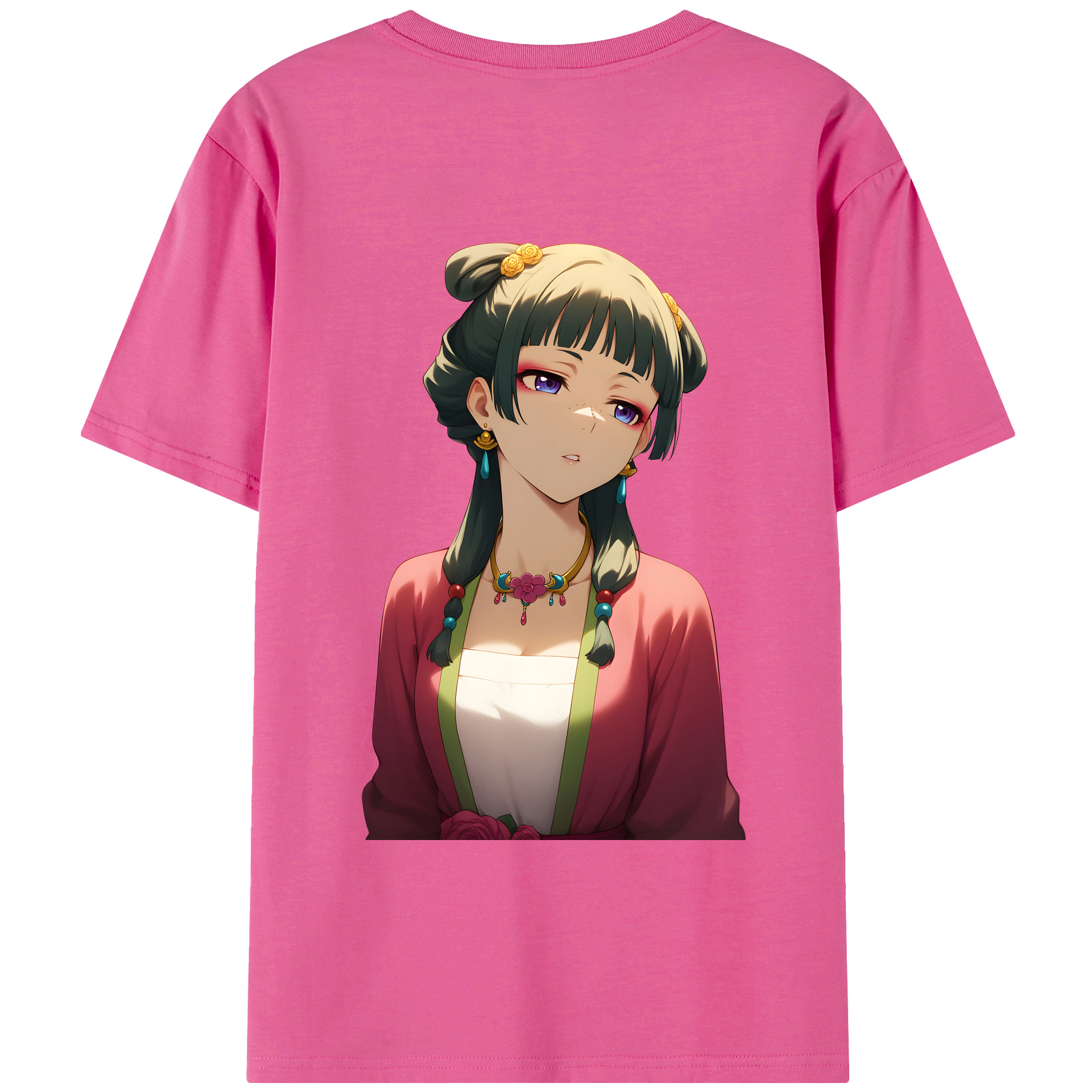 （画像用） 薬屋のひとりごと The Apothecary Diaries レディース半袖Tシャツ(バックプリント)