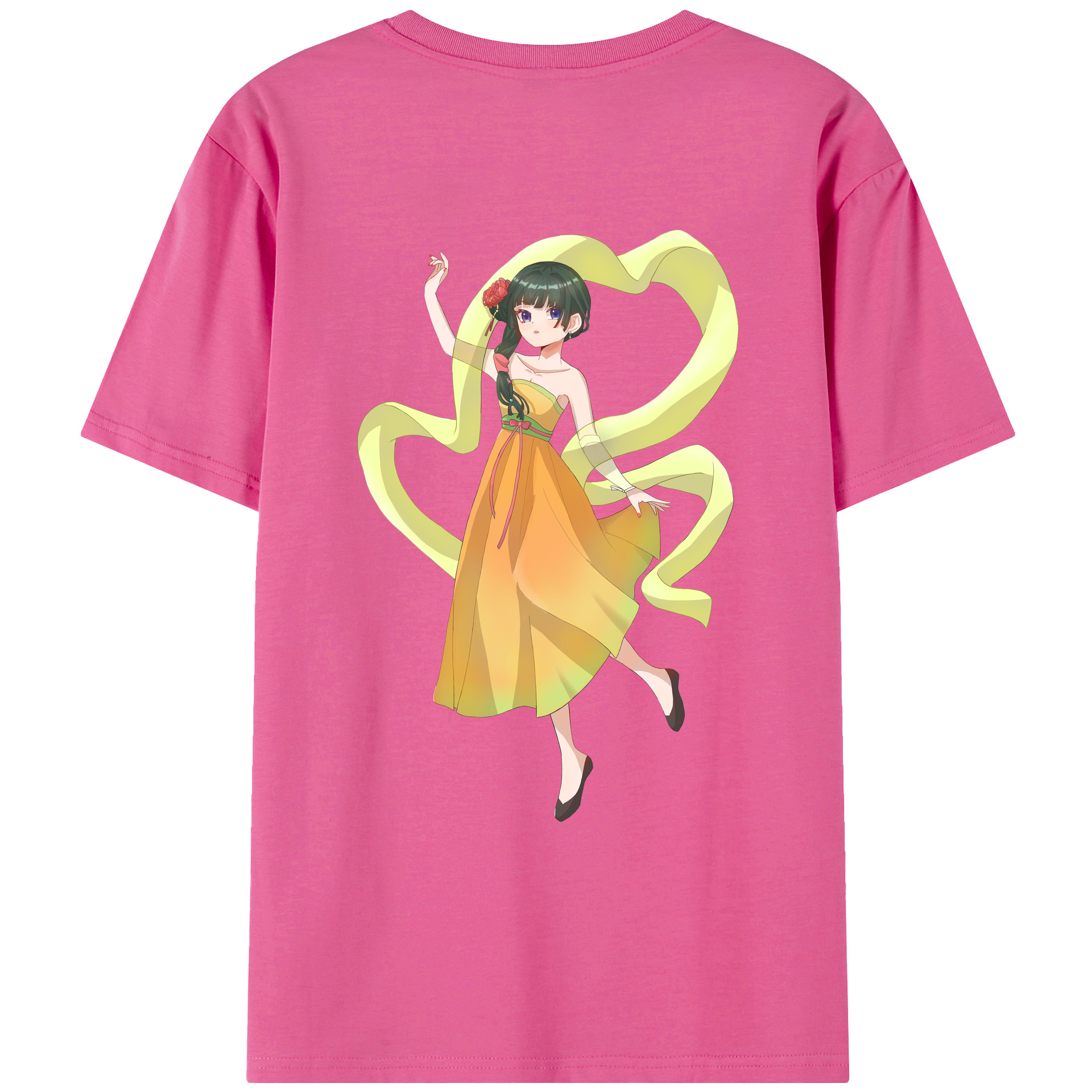（画像用） 薬屋のひとりごと The Apothecary Diaries レディース半袖Tシャツ(バックプリント)