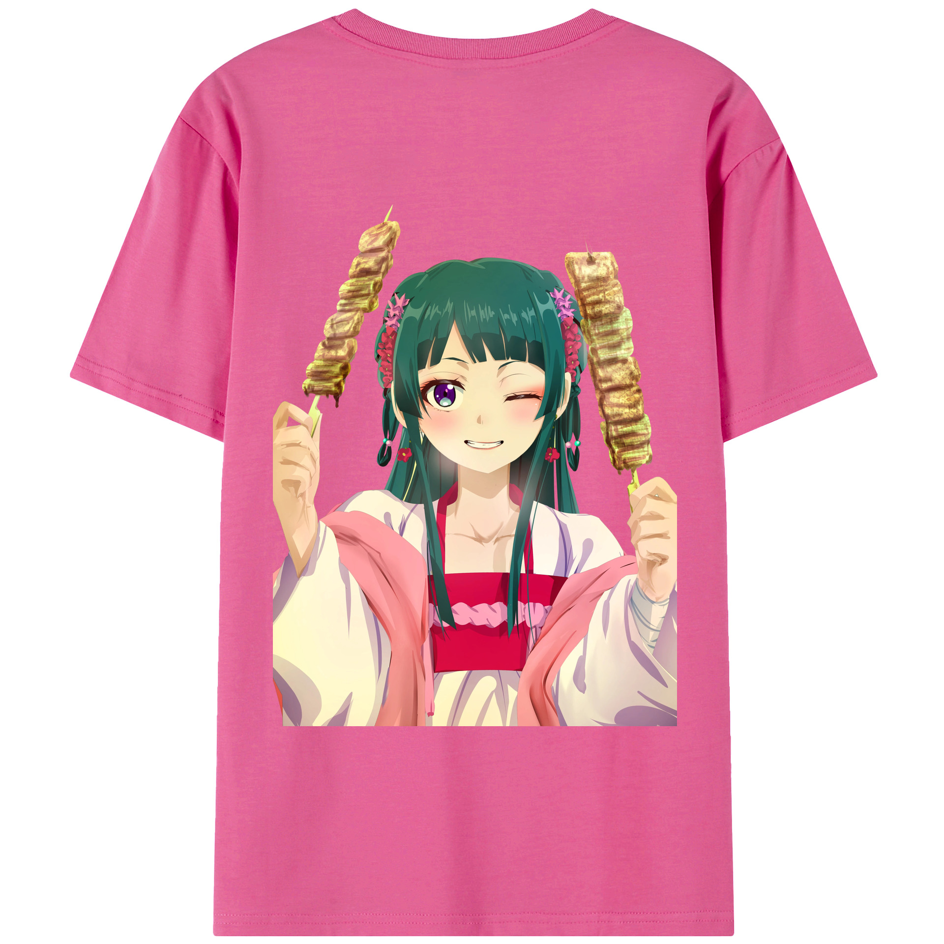 （画像用） 薬屋のひとりごと The Apothecary Diaries レディース半袖Tシャツ(バックプリント)