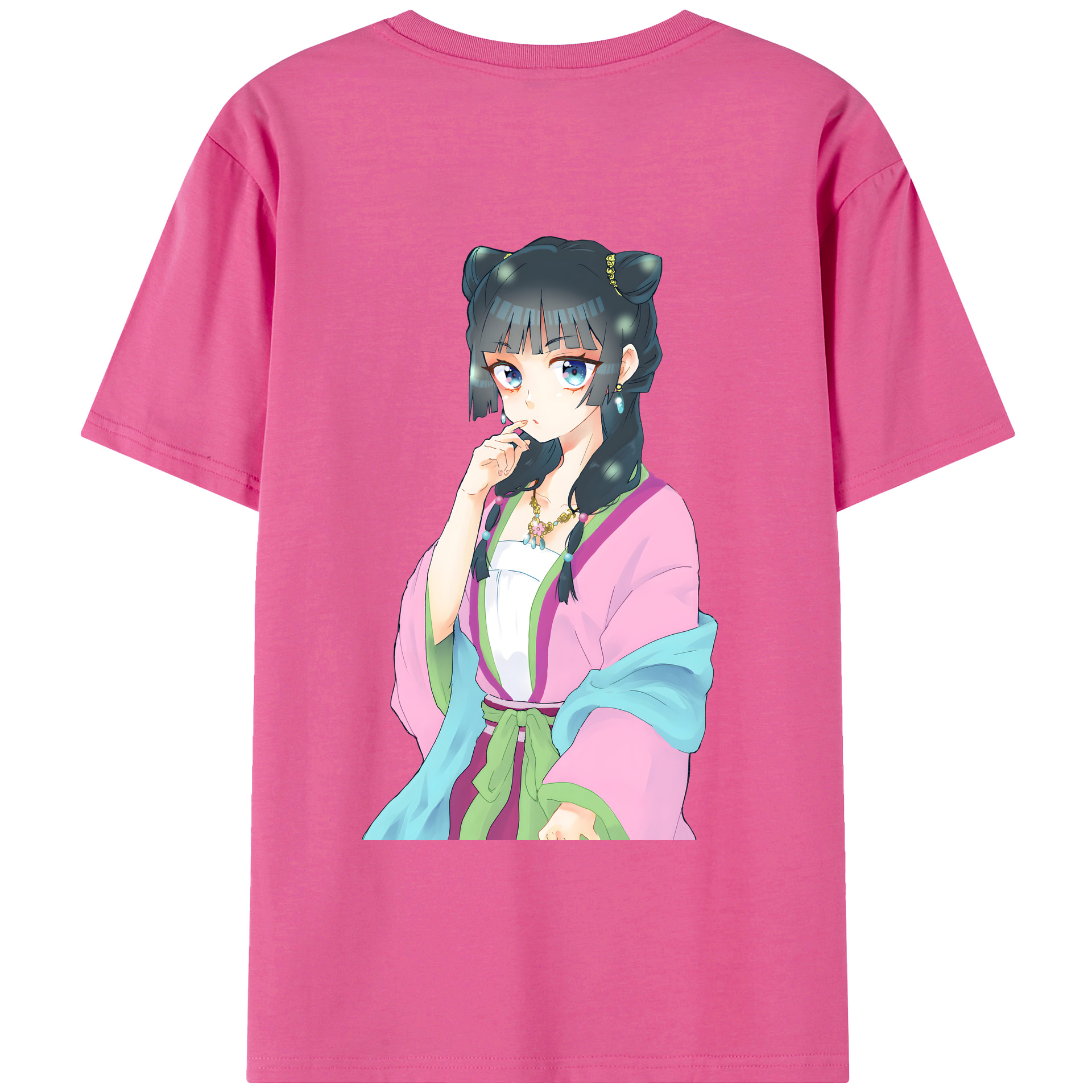 （画像用） 薬屋のひとりごと The Apothecary Diaries レディース半袖Tシャツ(バックプリント)