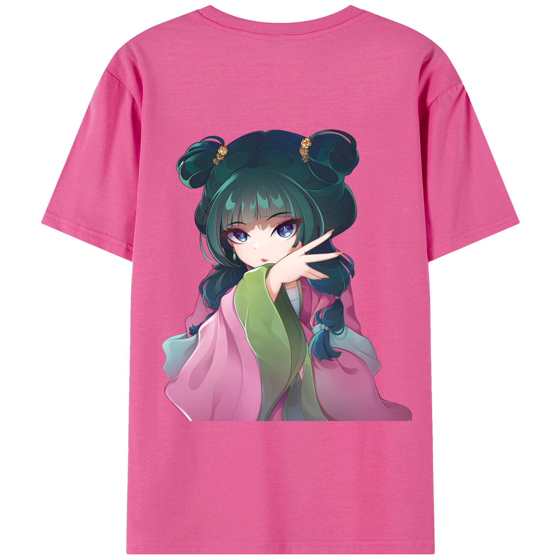 （画像用） 薬屋のひとりごと The Apothecary Diaries レディース半袖Tシャツ(バックプリント)