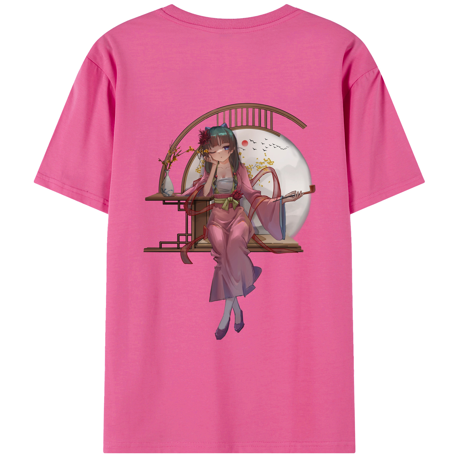（画像用） 薬屋のひとりごと The Apothecary Diaries レディース半袖Tシャツ(バックプリント)
